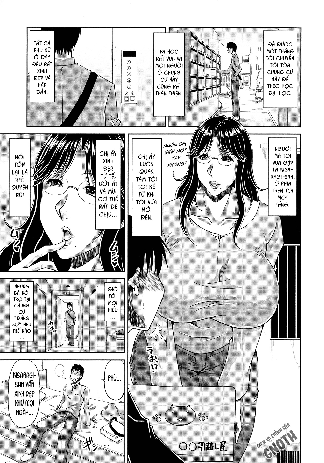 Đọc truyện hentai Haramase!~Tanetsuke sareru Hitozuma-tachi~ - Chap 1 - Chung cư dâm dục (1)