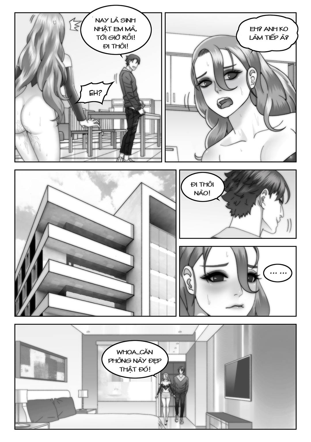 Đọc truyện hentai Quà sinh nhật cho vợ - Chap 1