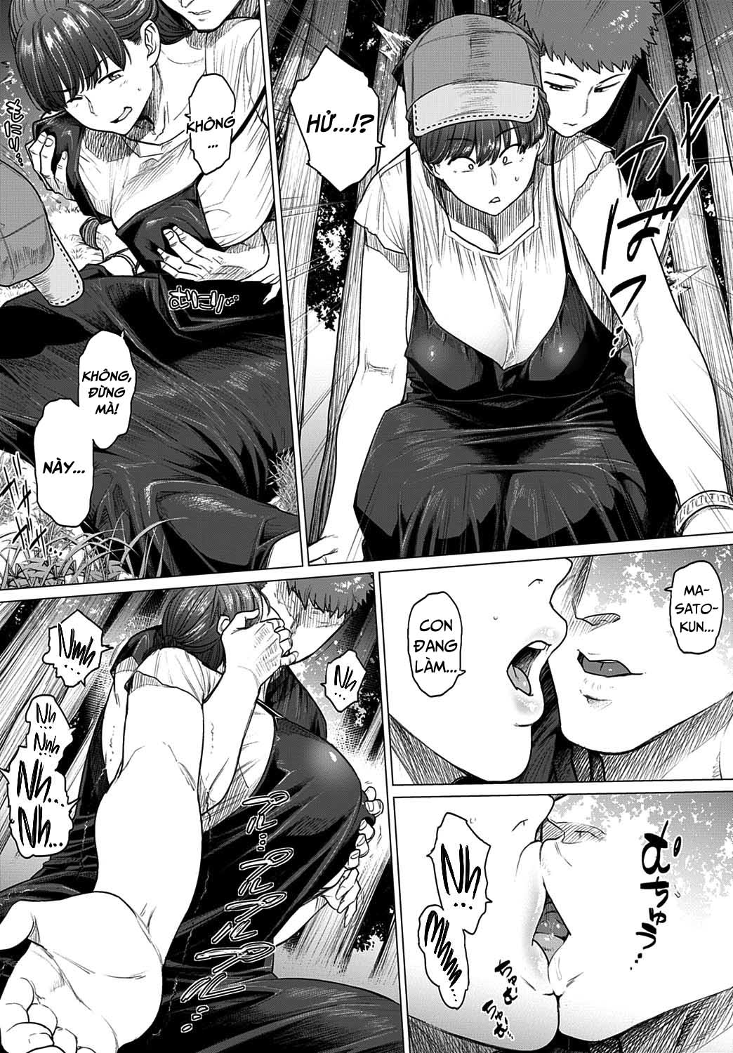 Đọc truyện hentai Cắm trại cùng mẹ kế - Oneshot
