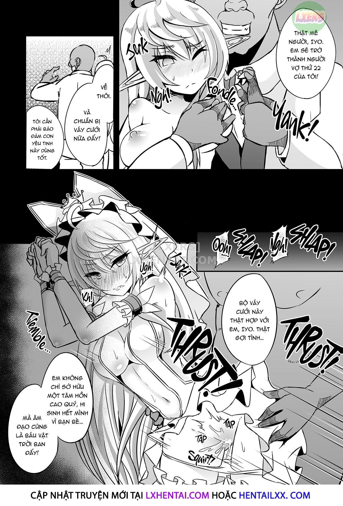 Đọc truyện hentai Nàng Elf chạy trốn - Chap 4