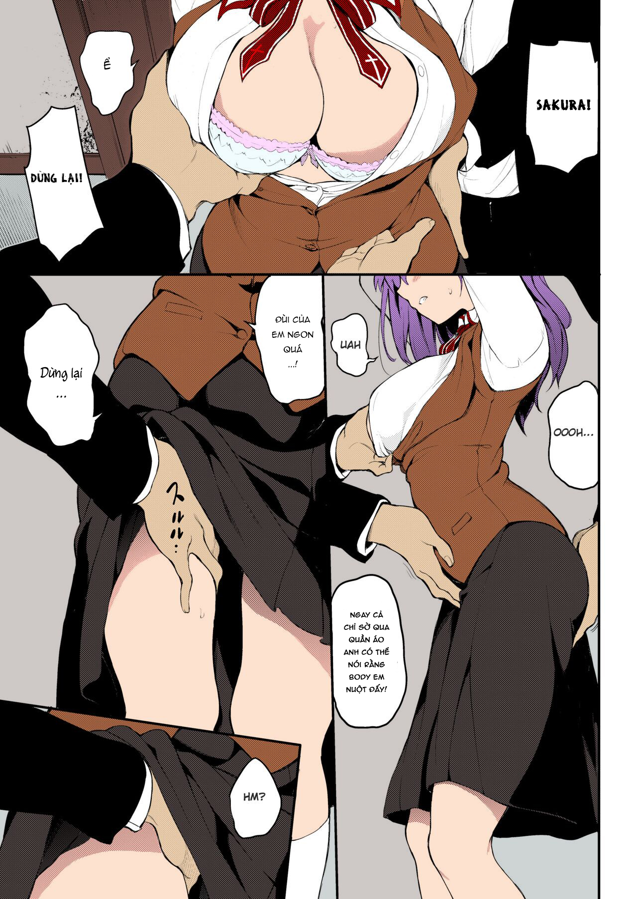 Đọc truyện hentai Chị em nhà Tohsaka sa ngã - Bản màu