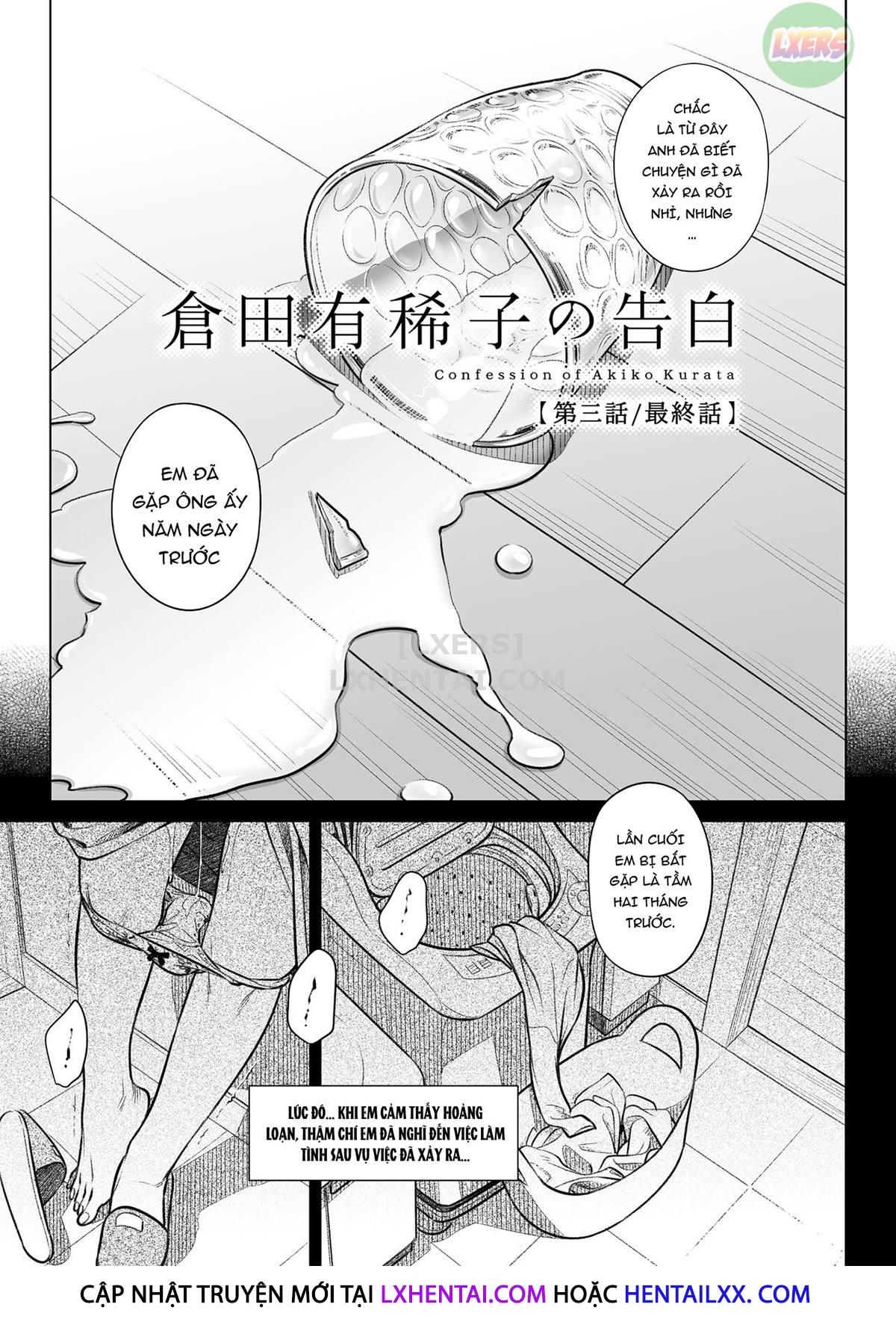 Đọc truyện hentai Lời thú nhận của Akiko Kurata - Cuốn 3 - [END]