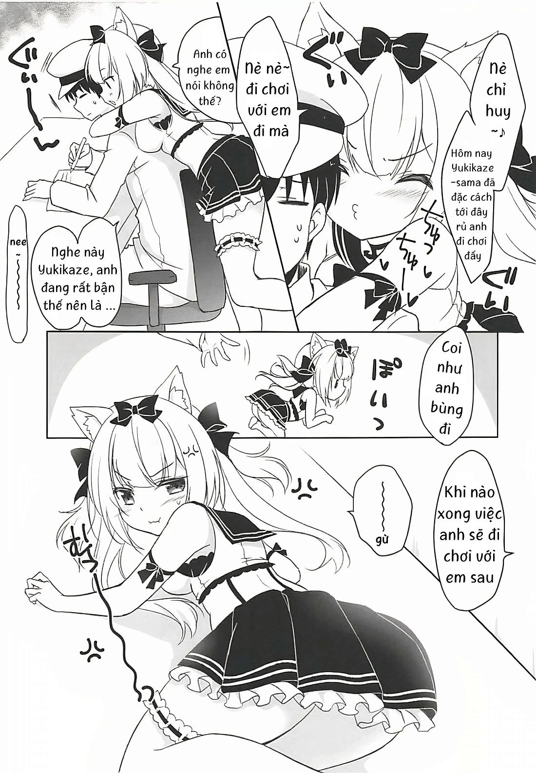 Đọc truyện hentai Yukikaze to Asobou (Azur Lane) - Oneshot