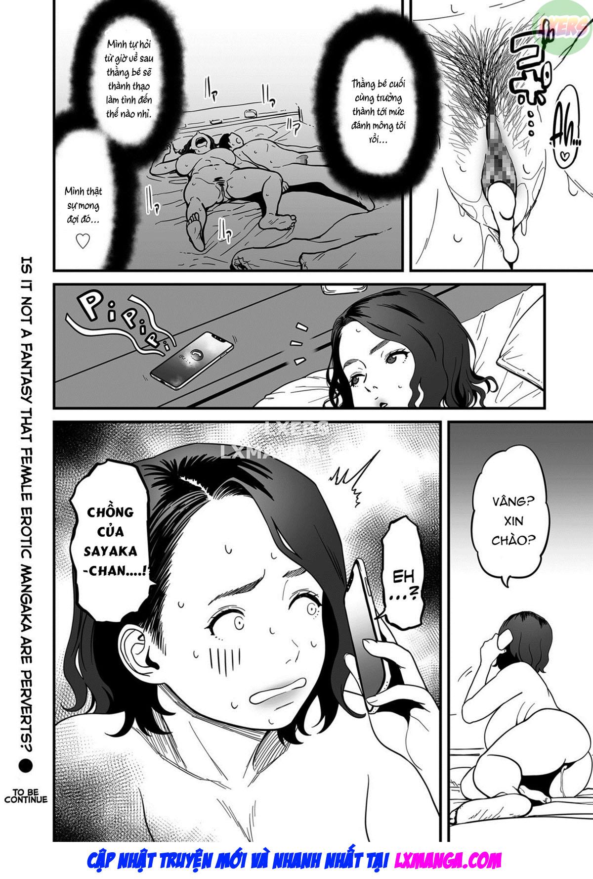 Đọc truyện hentai It’s Not a Fantasy That The Female Erotic Mangaka Is a Pervert Chap 6