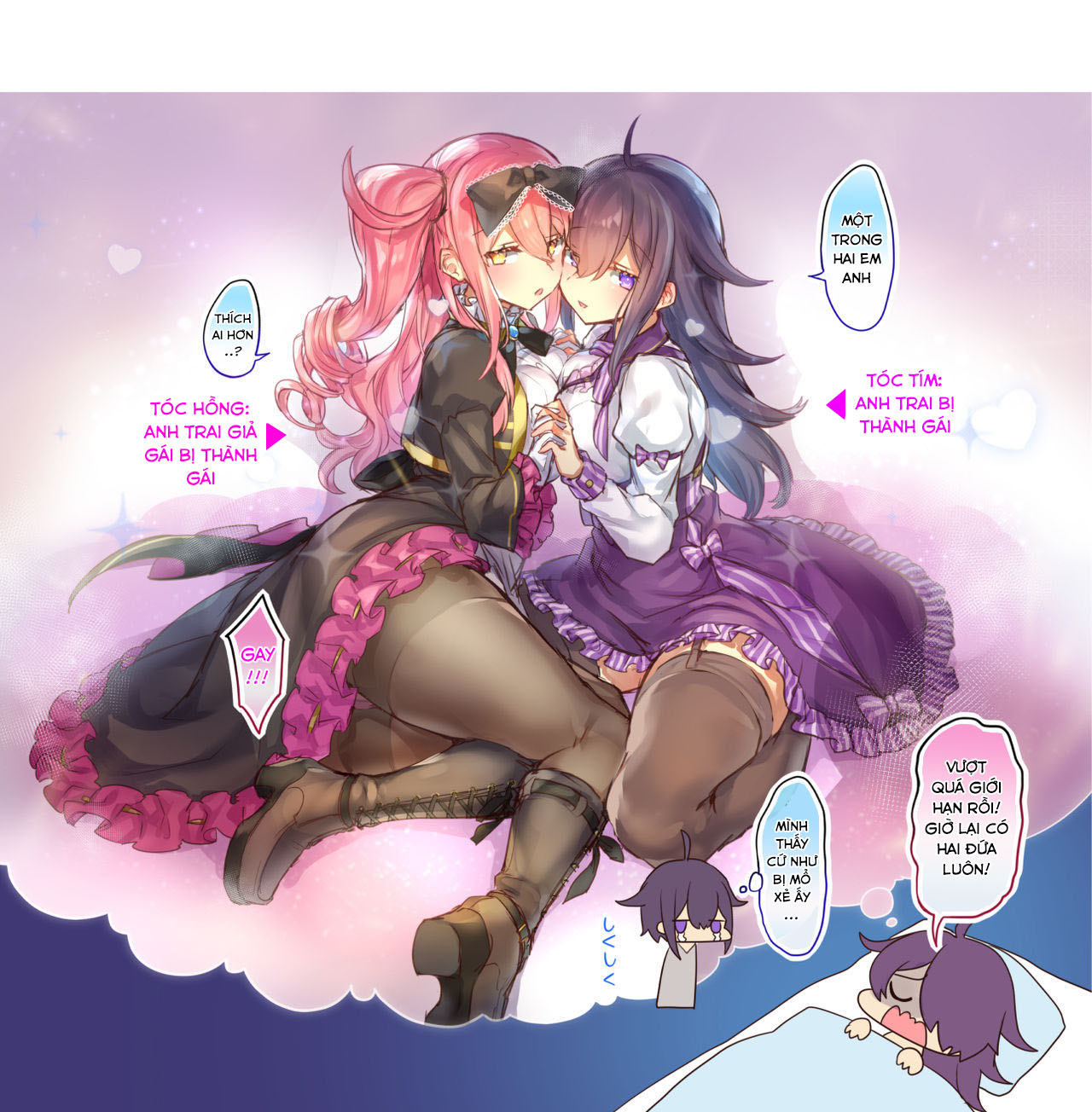 Đọc truyện hentai Streamer Giả Gái Muốn Được Làm Onee-chan - OneShot