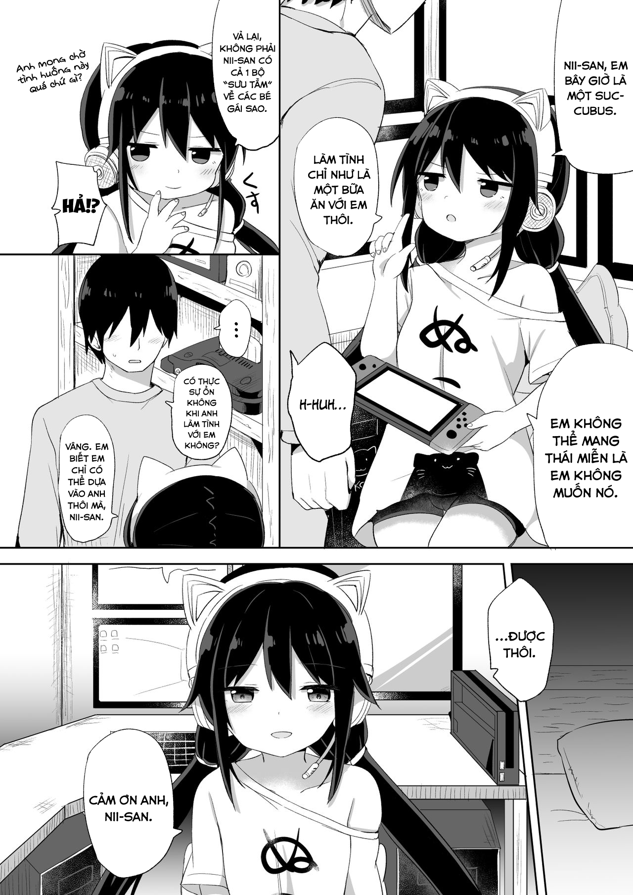 Đọc truyện hentai Đứa em trai succubus - Oneshot - Ngọt