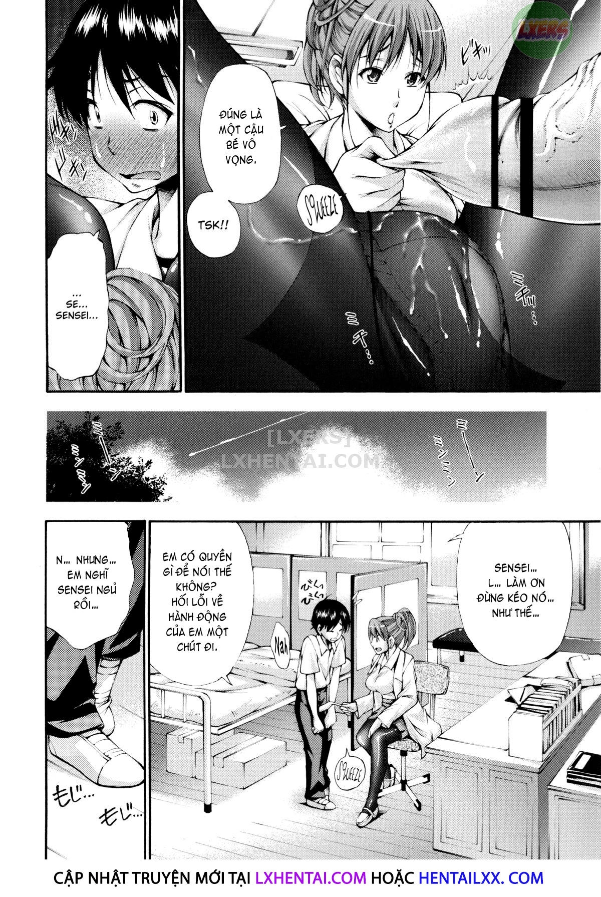 Đọc truyện hentai Houkei Nama Ijiri + Bonus Leaflet - Chap 5 - Mùa hè của tôi và sensei
