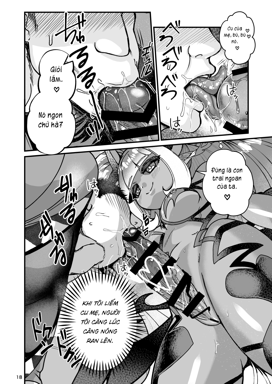 Đọc truyện hentai Futanari Devil Mama no Mesu ni Naru - Oneshot.