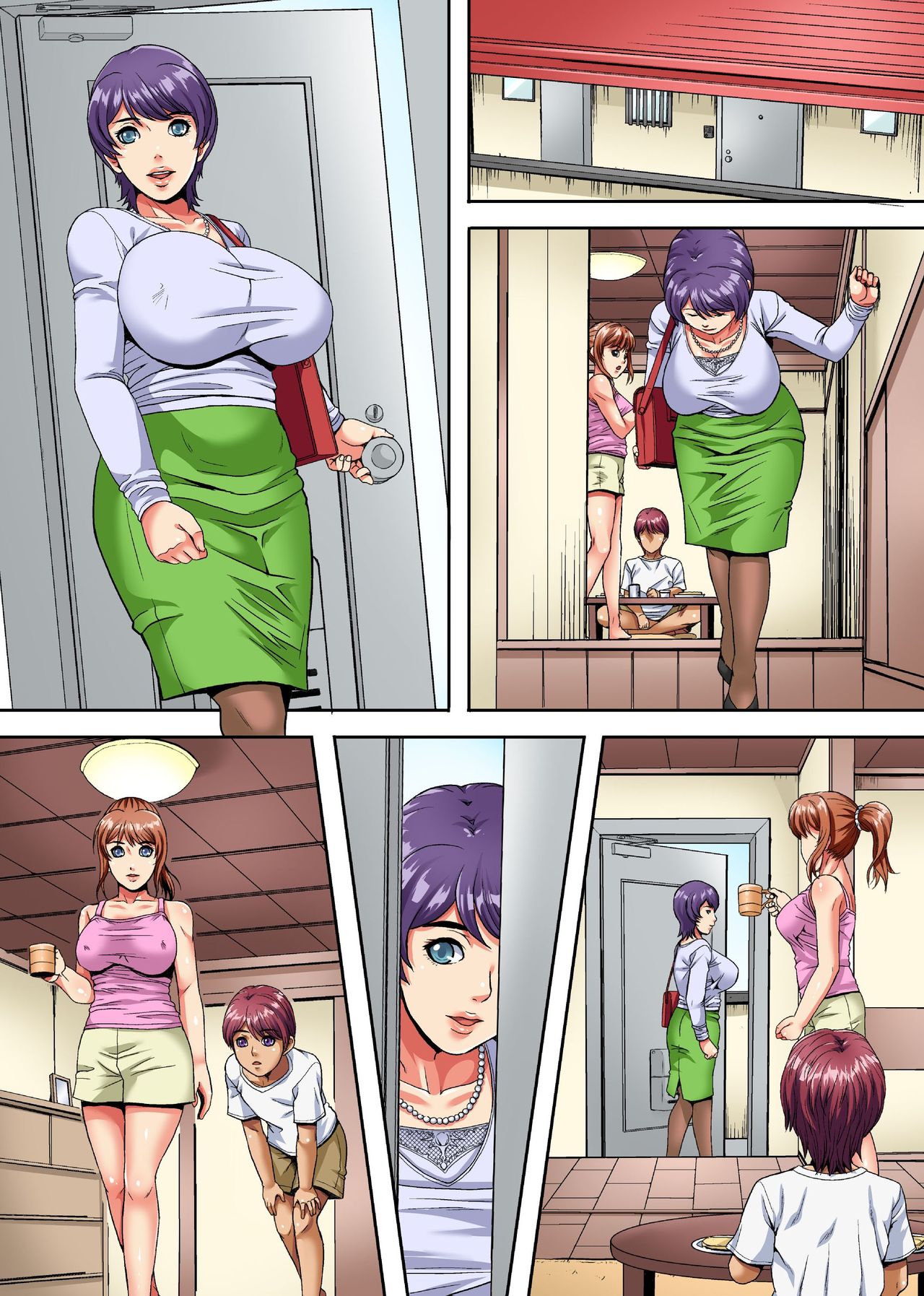 Đọc truyện hentai Mama ni wa Ienai Himitsu no Arbeit Chap 2