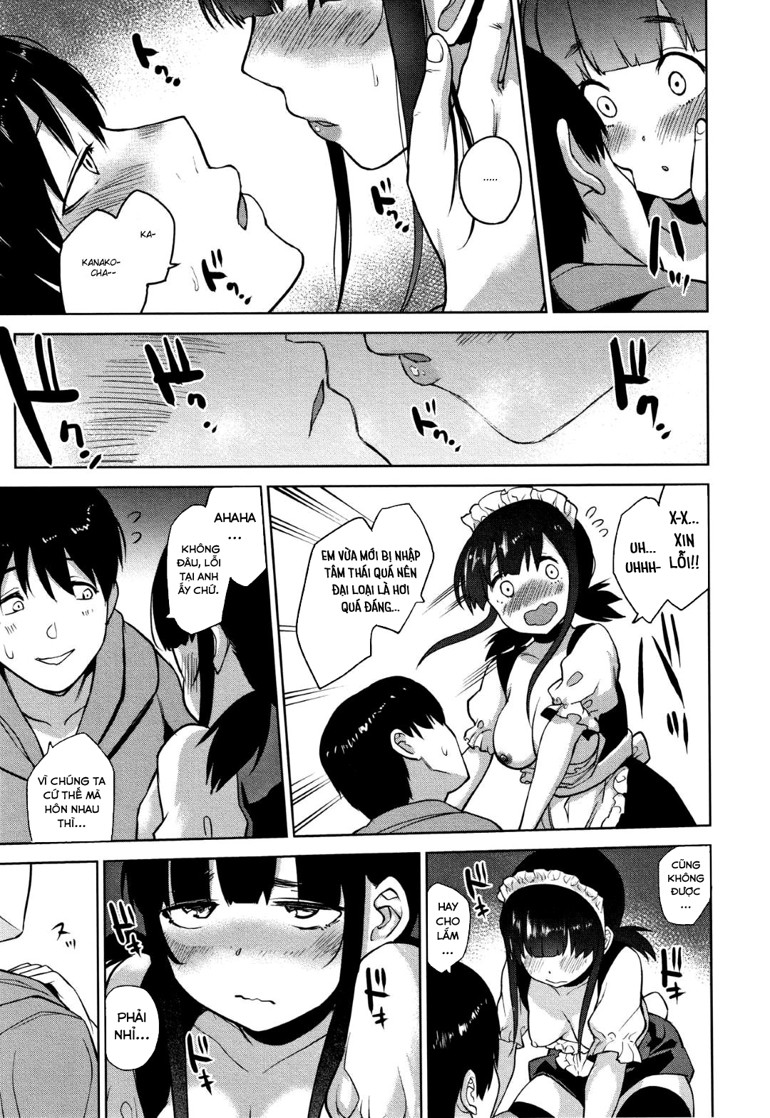 Đọc truyện hentai Tôi bắt được 1 cô gái dễ thương nhìn trộm cuốn sách tôi vứt đi - Chap 03: Nàng hầu gái dâm đãng