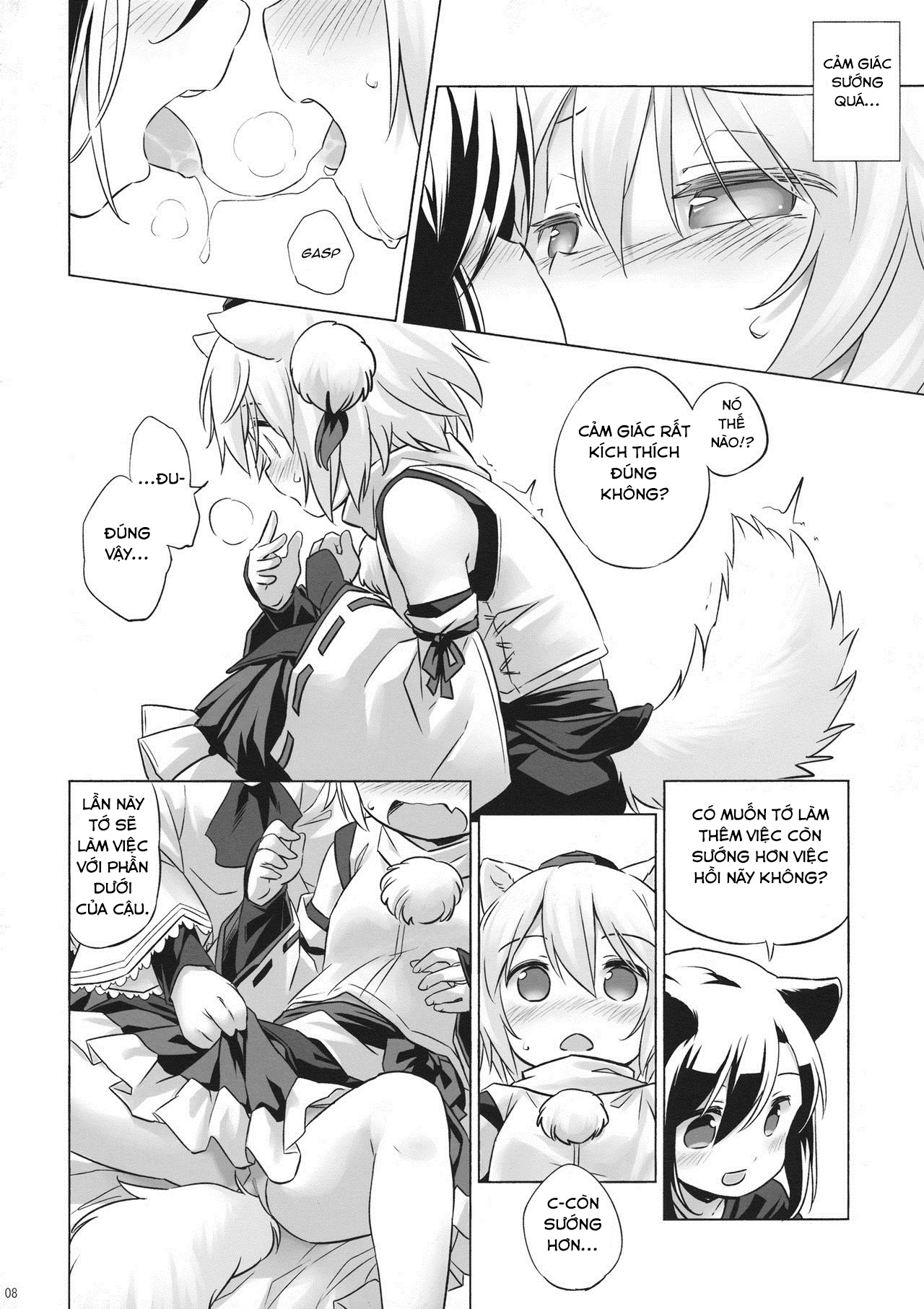 Đọc truyện hentai A starving wolf doesn’t fear the stick - Oneshot