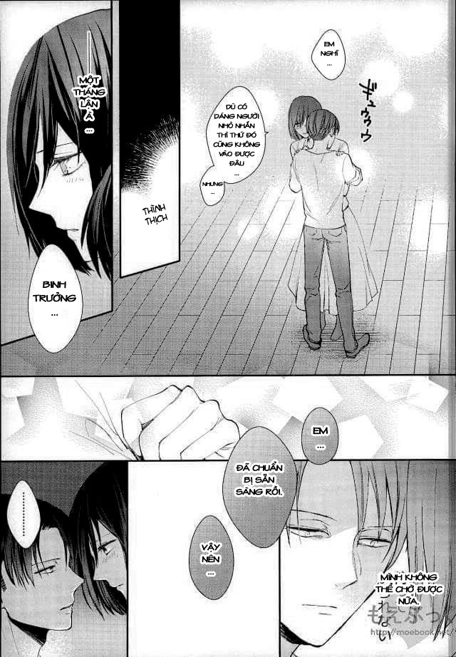 Đọc truyện hentai Chẳng thể đợi chờ (Shingeki no Kyojin) - Oneshot