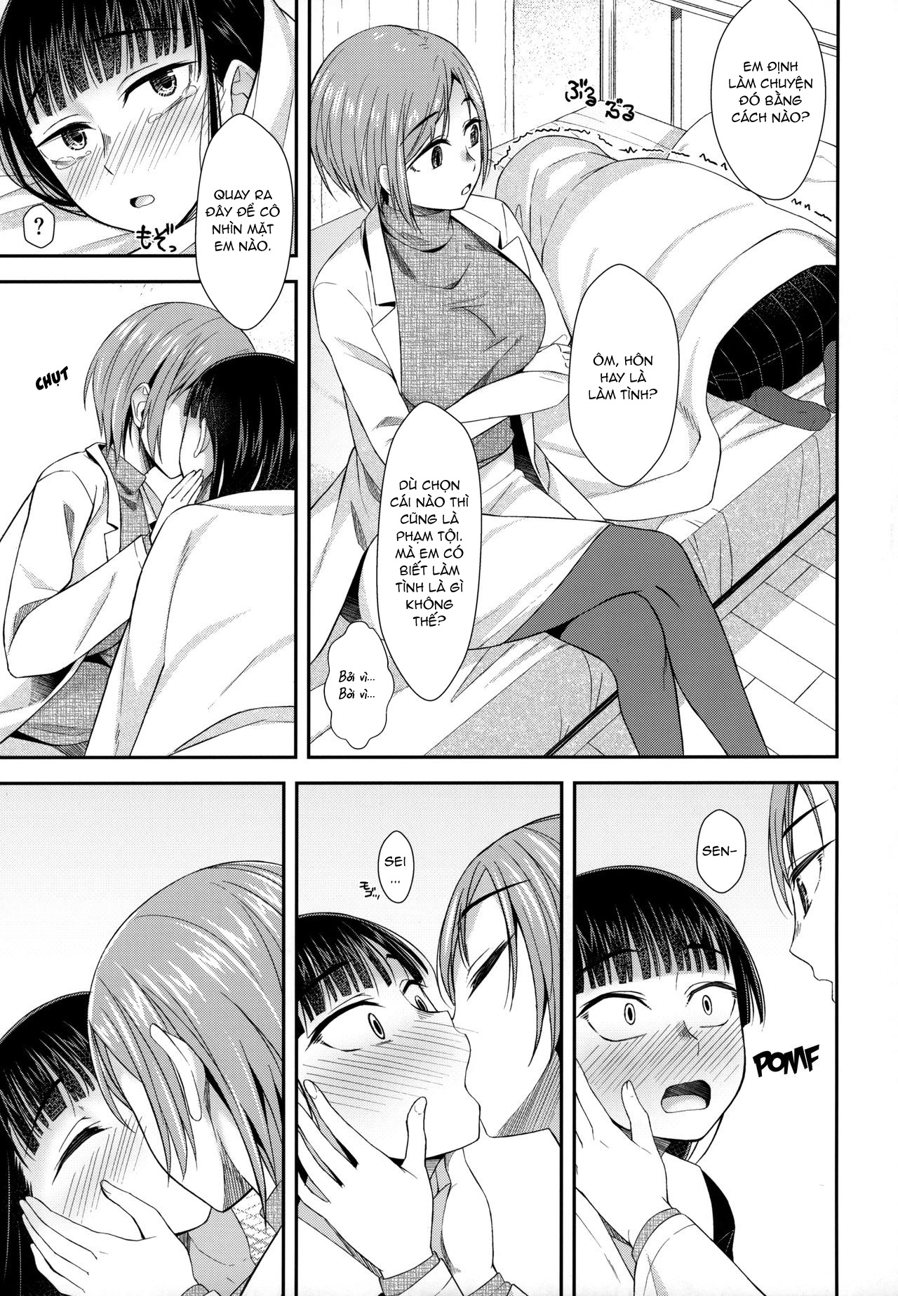 Đọc truyện hentai Hokenshitsu nite Seitsuu Girl - Oneshot