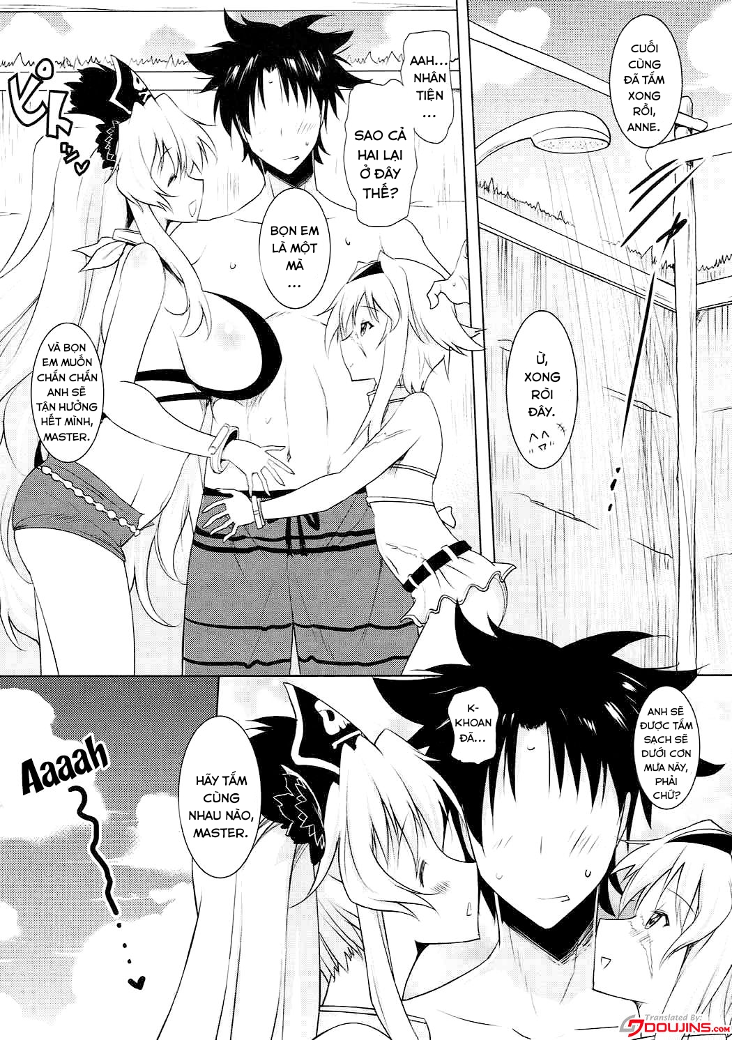 Đọc truyện hentai Anne & Mary to no Nukinuki Seikatsu - Oneshot