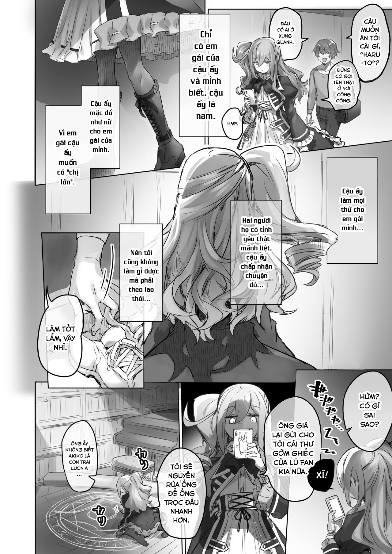 Đọc truyện hentai Streamer Giả Gái Muốn Được Làm Onee-chan - OneShot