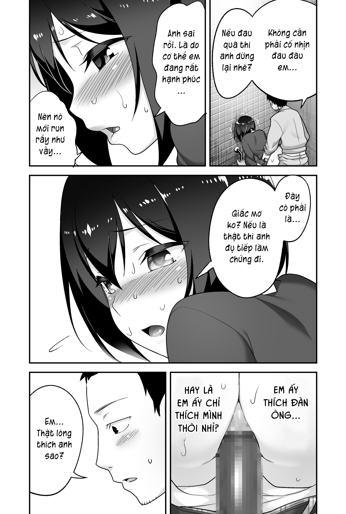 Đọc truyện hentai Anh bảo vệ may mắn và em học sinh xui xẻo. - Chap 3: Hăng máu.