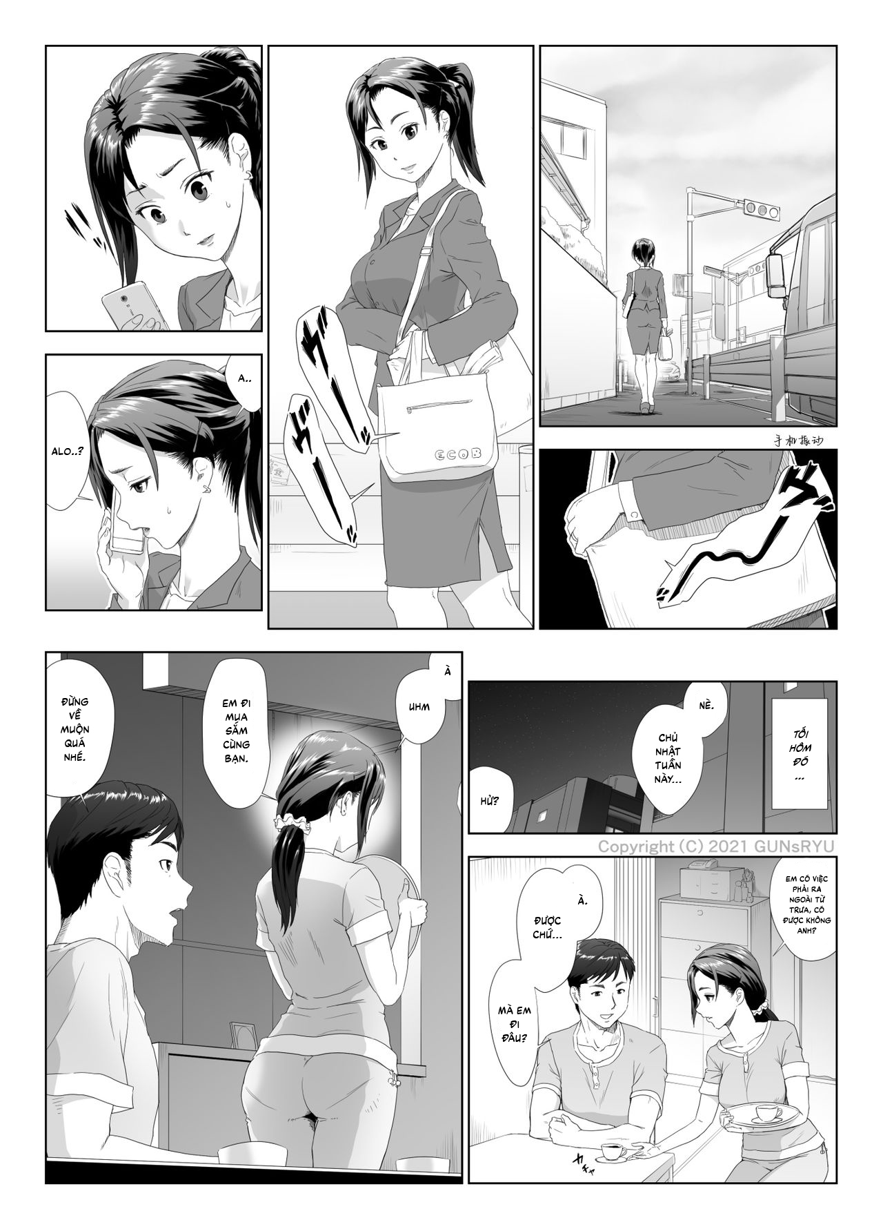 Đọc truyện hentai Taninbou ni Aegu Tsuma - Chap 2