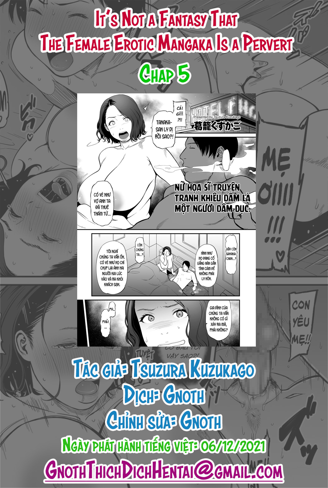 Đọc truyện hentai It’s Not a Fantasy That The Female Erotic Mangaka Is a Pervert Chap 5