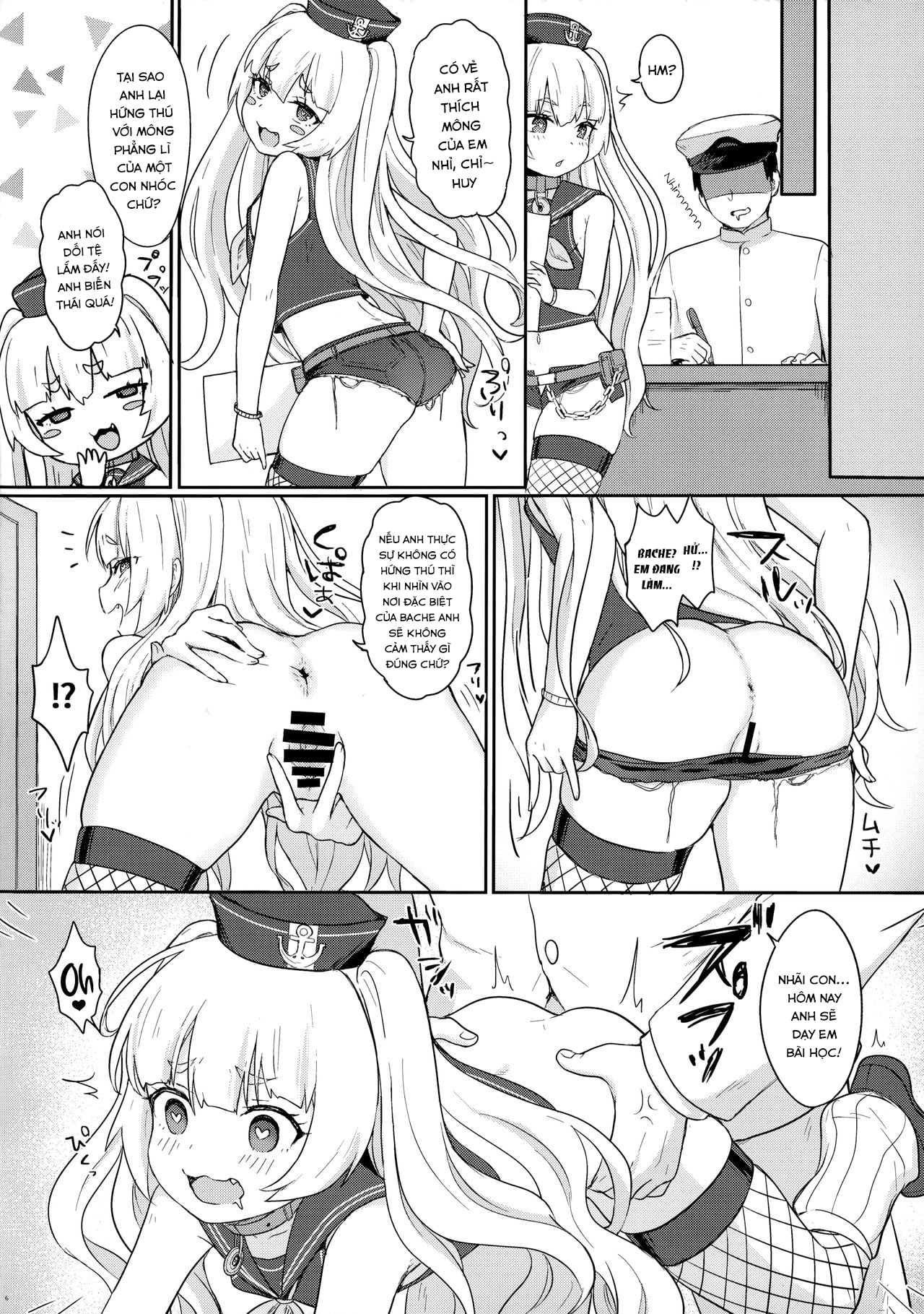 Đọc truyện hentai Leave Everything To Bache! (Azur Lane) Oneshot