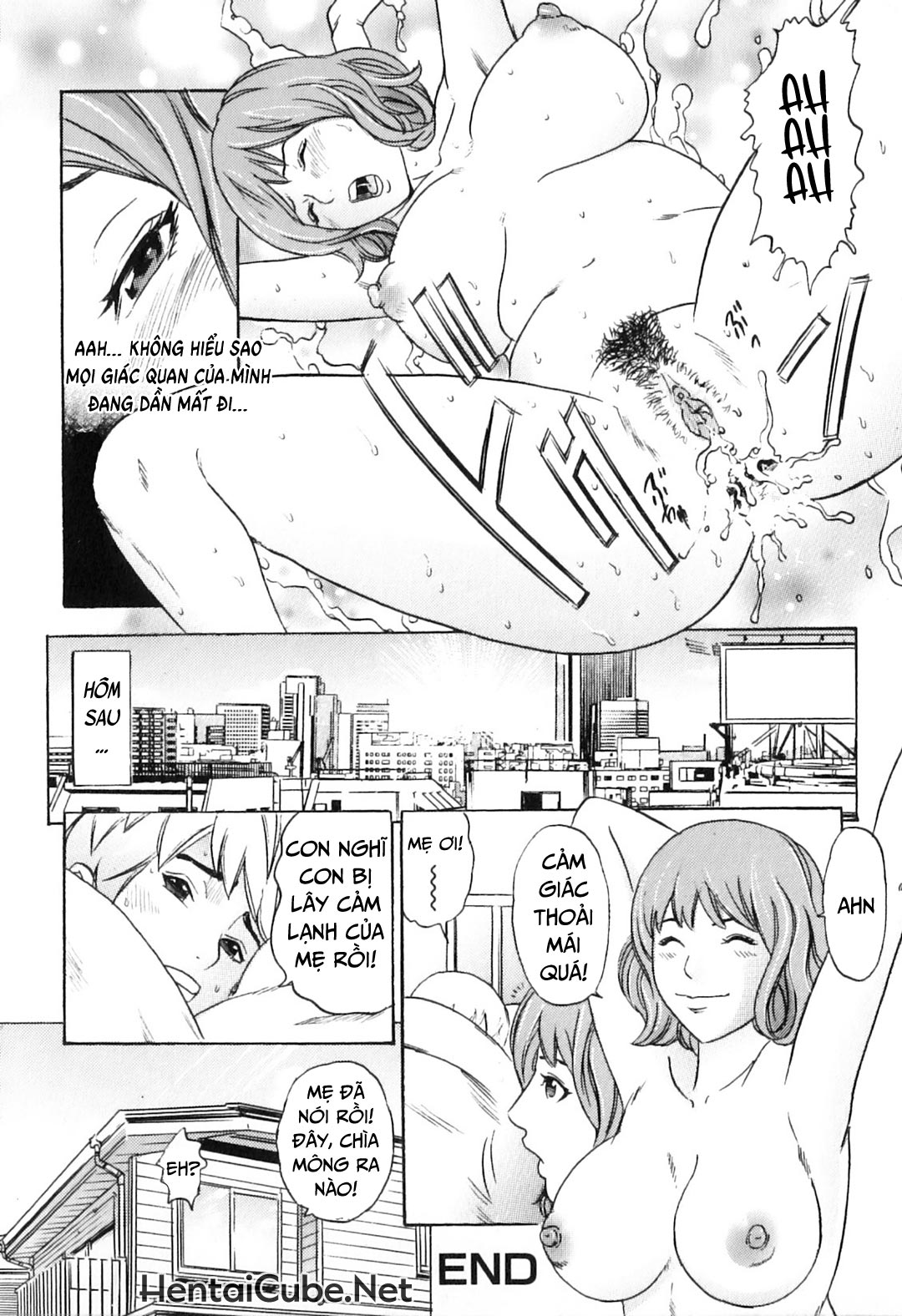 Đọc truyện hentai Khát khao mẹ và con trai - Chap 8 - Bờ mông xinh đẹp của mẹ