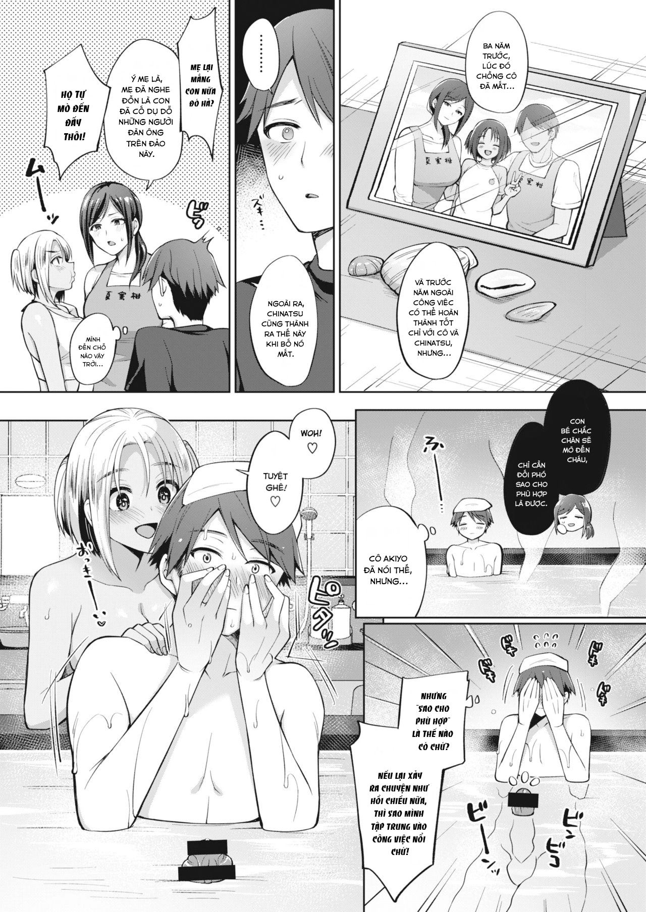 Đọc truyện hentai Tokonatsujima no Yuuwaku - Chap 1