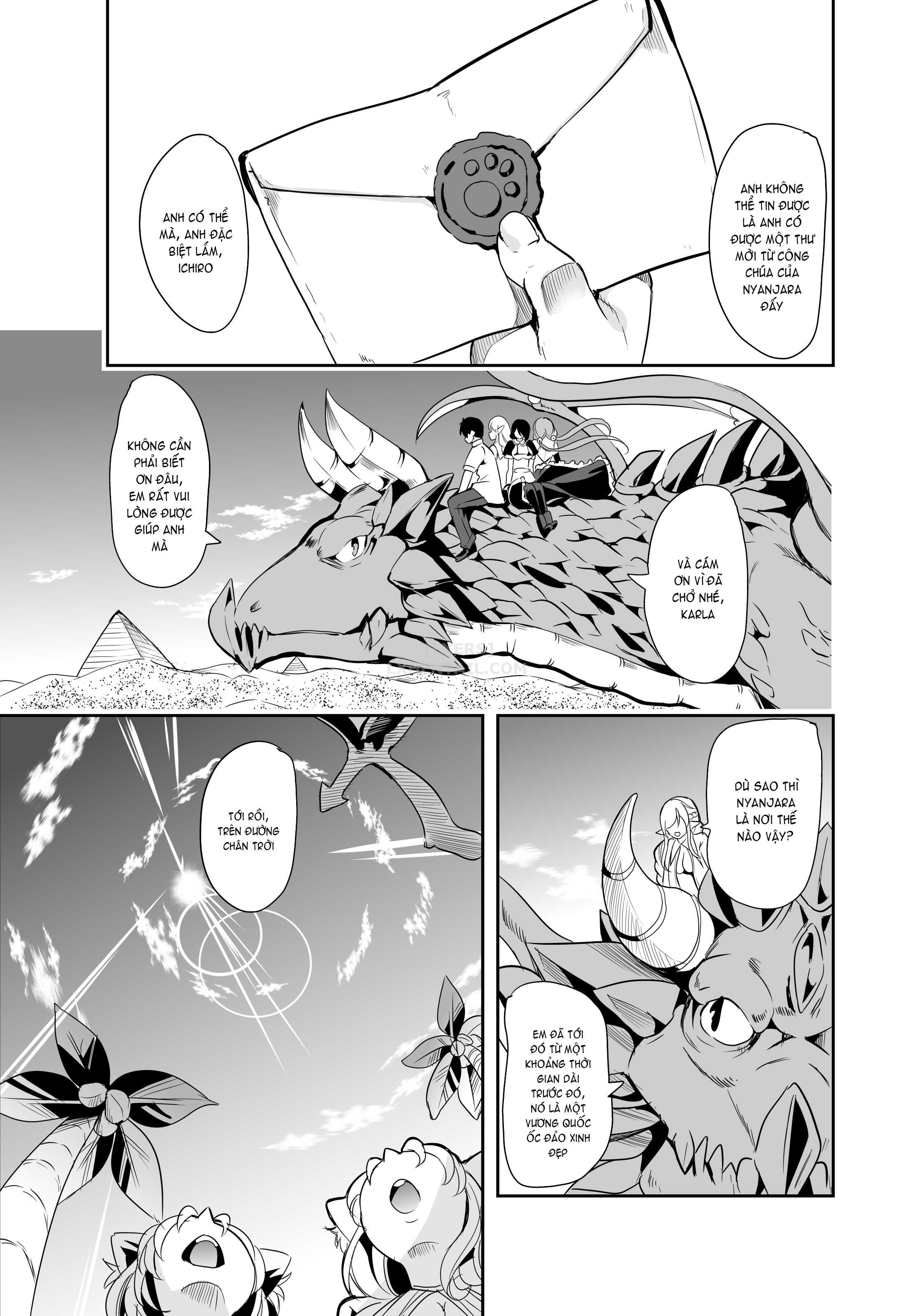 Đọc truyện hentai My Harem in Another World Collection - Chap 3 - Heat in Cat Country