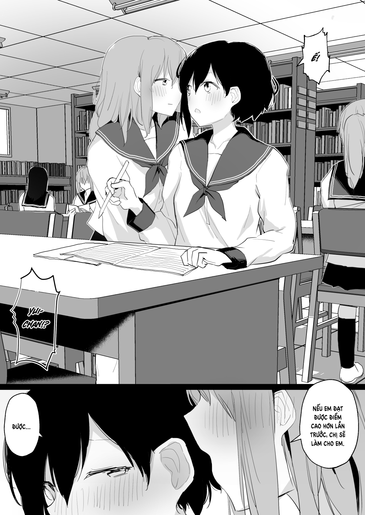 Đọc truyện hentai Do M Uraaka Joshi ga Kousoku Yuri Ecchi de Onna Doushi no Yosa o Oshiekomarechau Hon - Chap 1.2