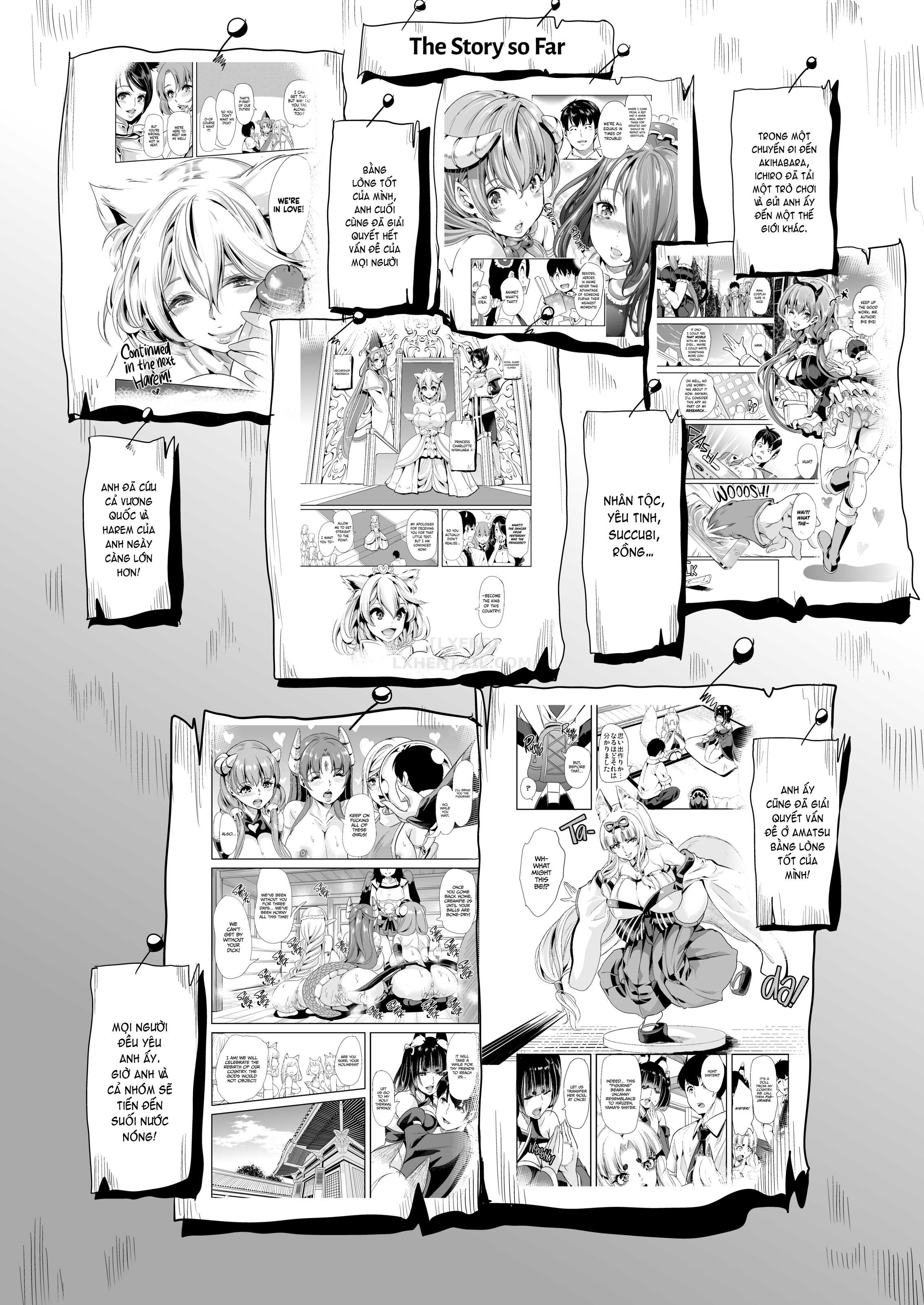 Đọc truyện hentai My Harem in Another World Collection - Chap 6 - Hot, Steamy Bath! Fluffy ❤️ Fucking