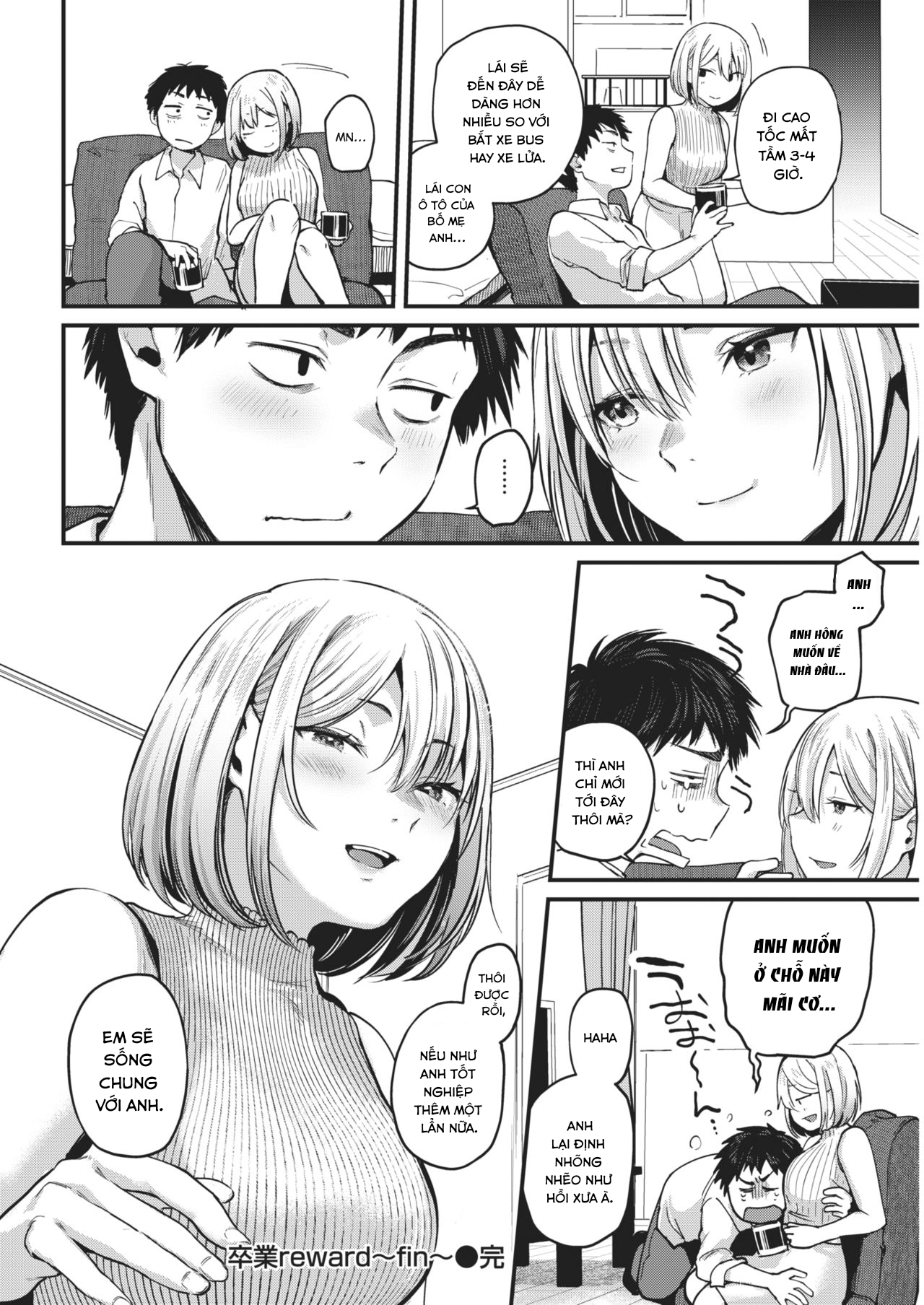 Đọc truyện hentai Sotsugyou Reward - Chap 2 dảk