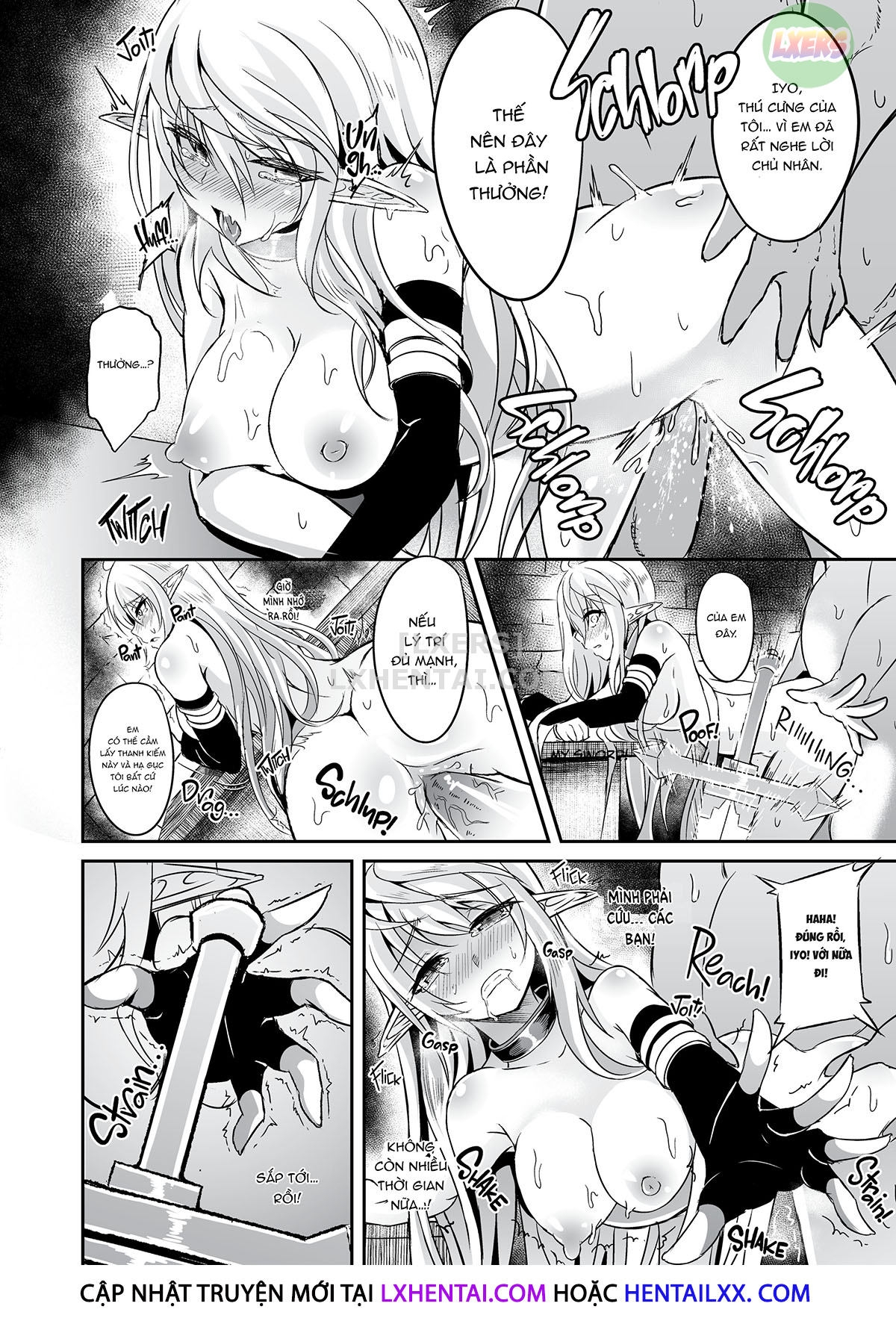 Đọc truyện hentai Nàng Elf chạy trốn - Chap 3