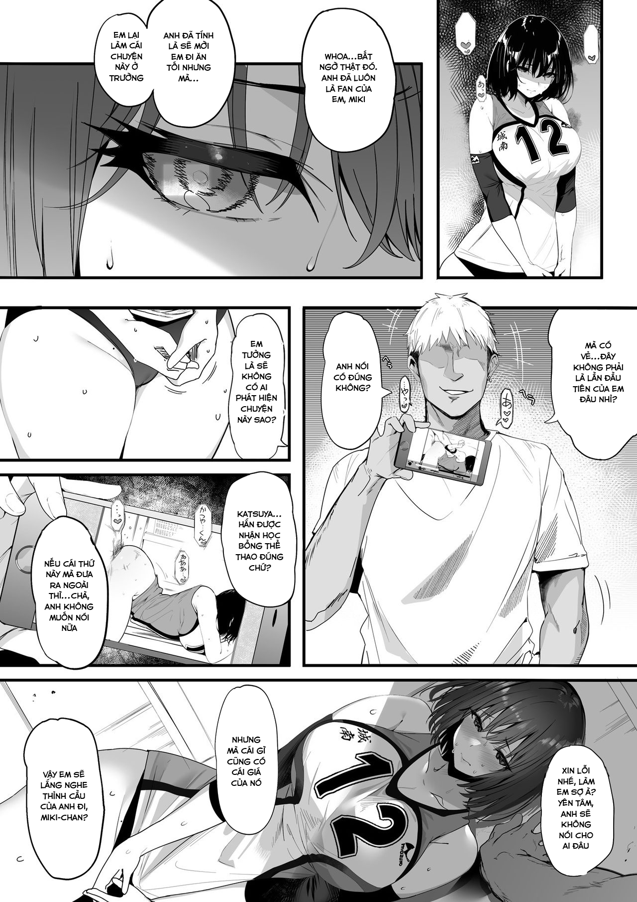 Đọc truyện hentai Koushinchou Volley-bu no Seisokei Kanojo ga Senpai no Mono ni Natte Shimau Ichibushijuu - Chap 1
