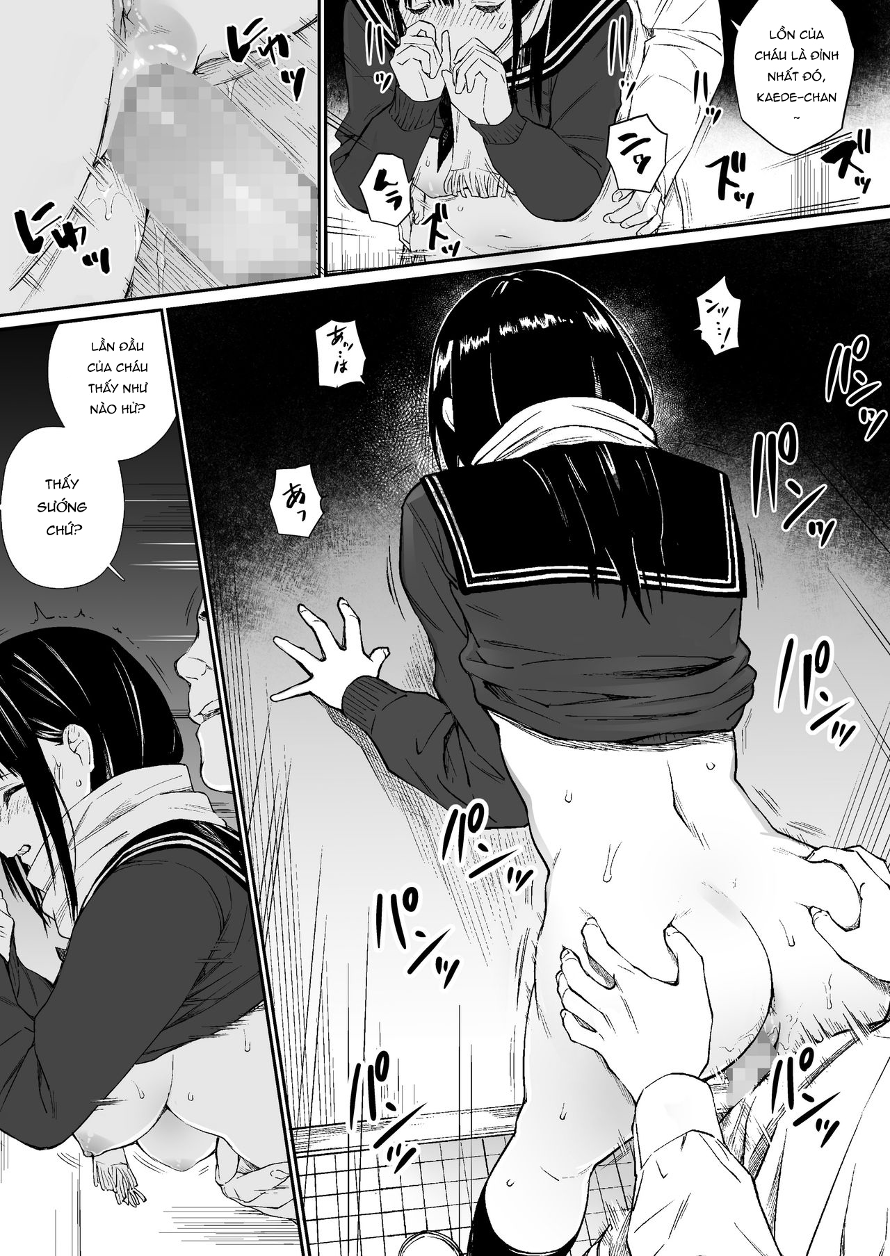 Đọc truyện hentai Lỗ lồn của mình được lấp đầy bởi một chú già - Oneshot