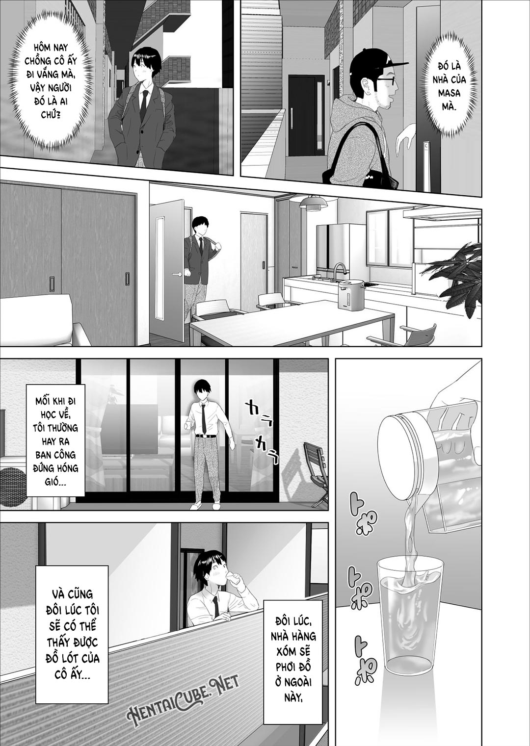 Đọc truyện hentai Quyến rũ hàng xóm: Đây là chuyện đã xảy ra với người mẹ hàng xóm - Chap 1