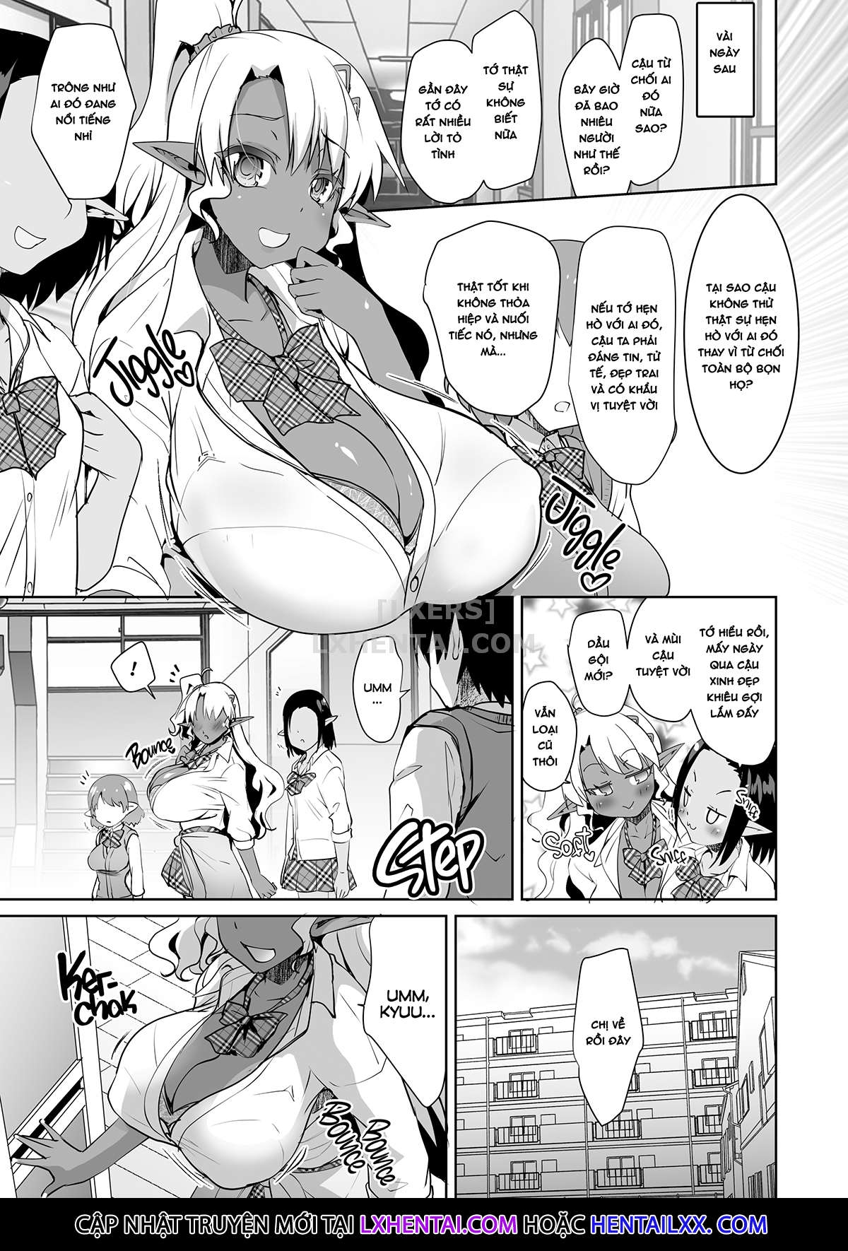 Đọc truyện hentai JK Dark Elf Shokushu o Kau! - Oneshot