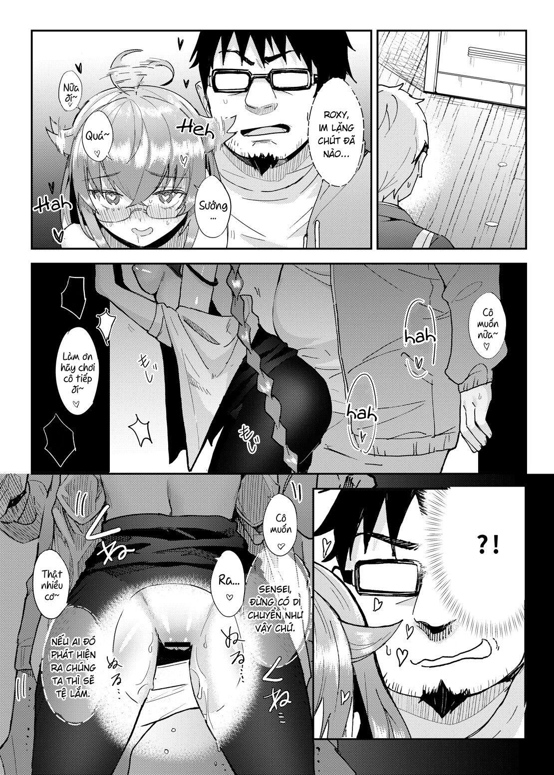 Đọc truyện hentai Tiết học ma pháp thủy vương cấp cùng Roxy-sensei - Oneshot