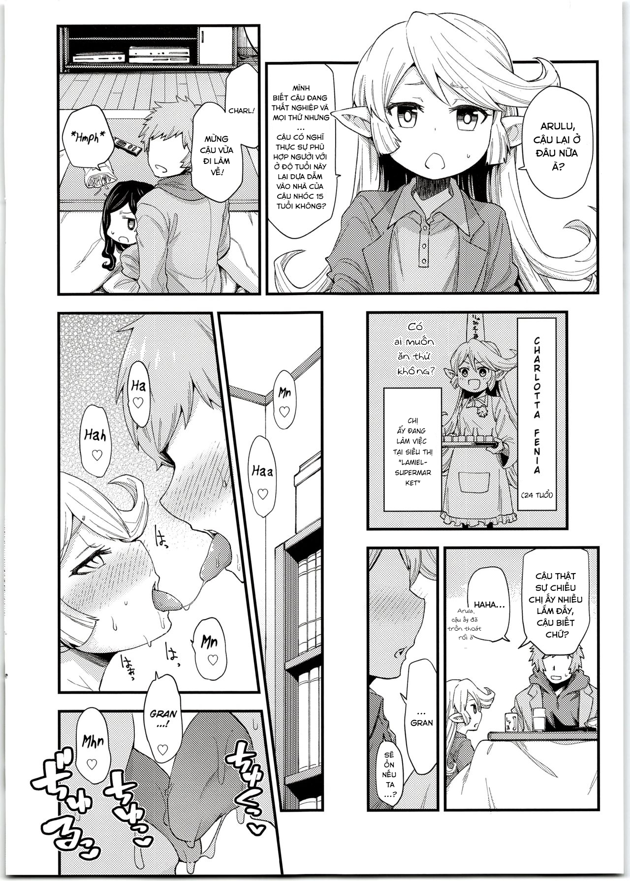 Đọc truyện hentai Harvin Harem Apart Ecchi Hen - Oneshot