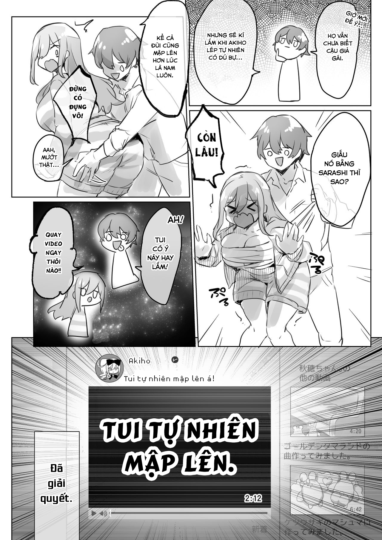 Đọc truyện hentai Streamer Giả Gái Muốn Được Làm Onee-chan - OneShot