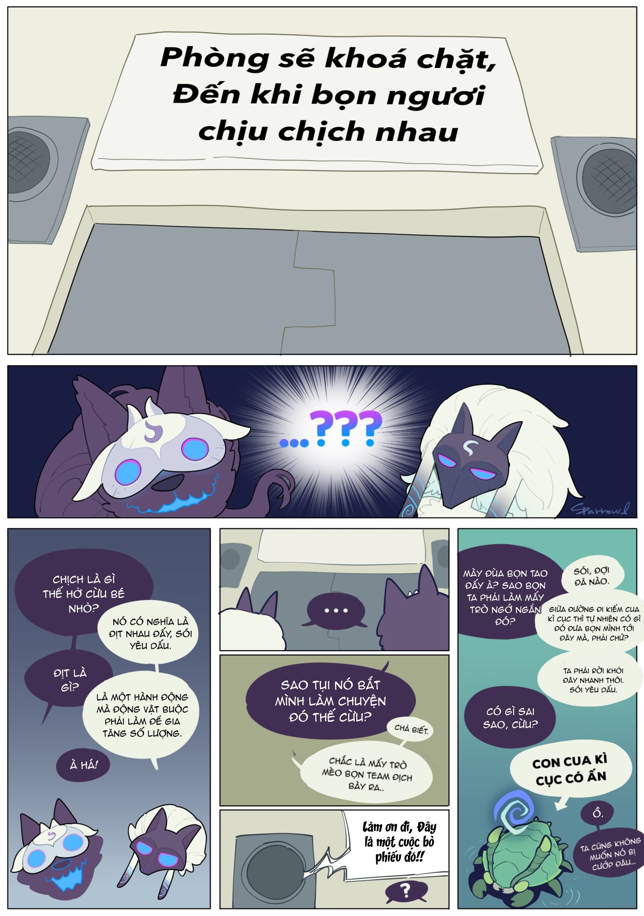 Đọc truyện hentai [Lol] Chúc may mắn, Kindred - Oneshot
