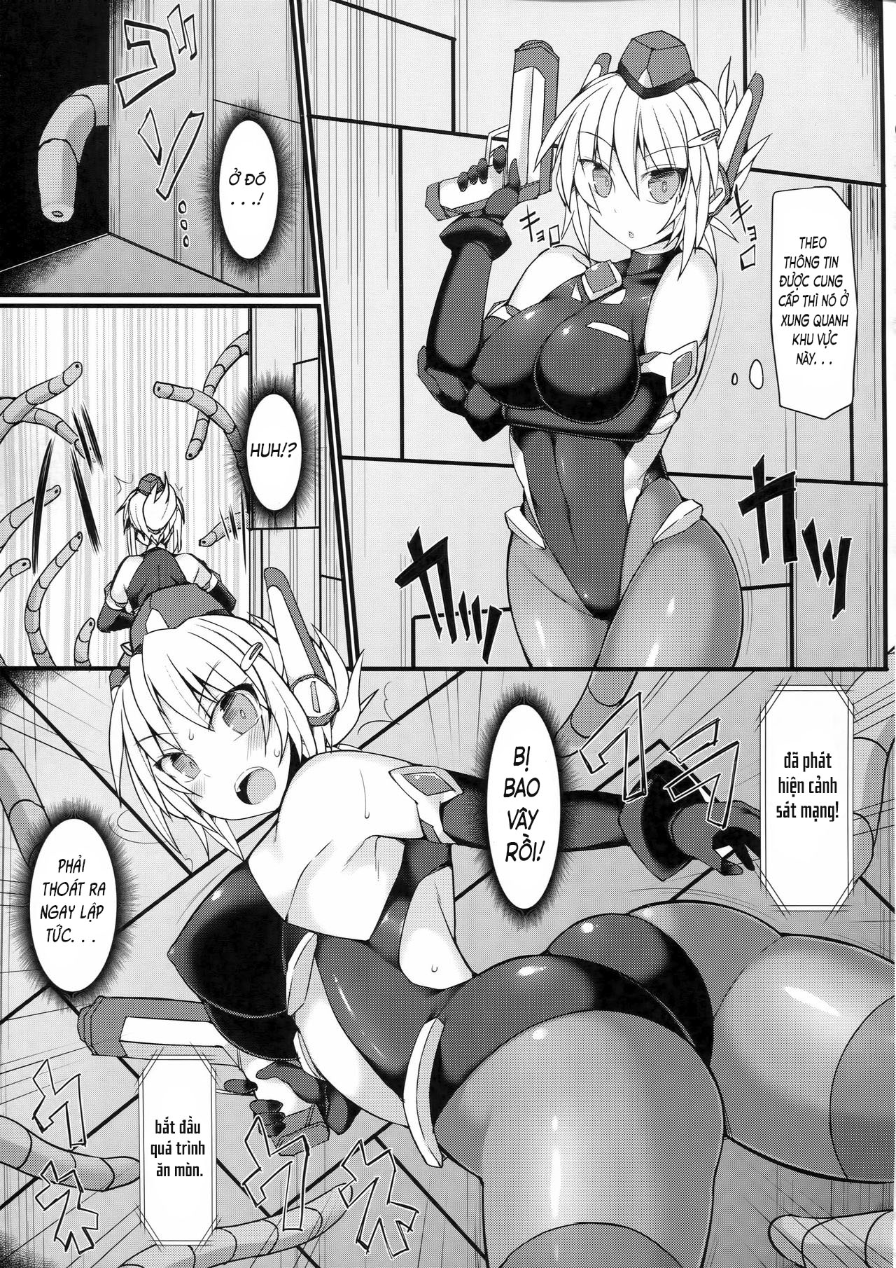 Đọc truyện hentai Cyber Police Rin - Subepichi KuroSto Fukei Ahegao Kairaku Sennou - Oneshot