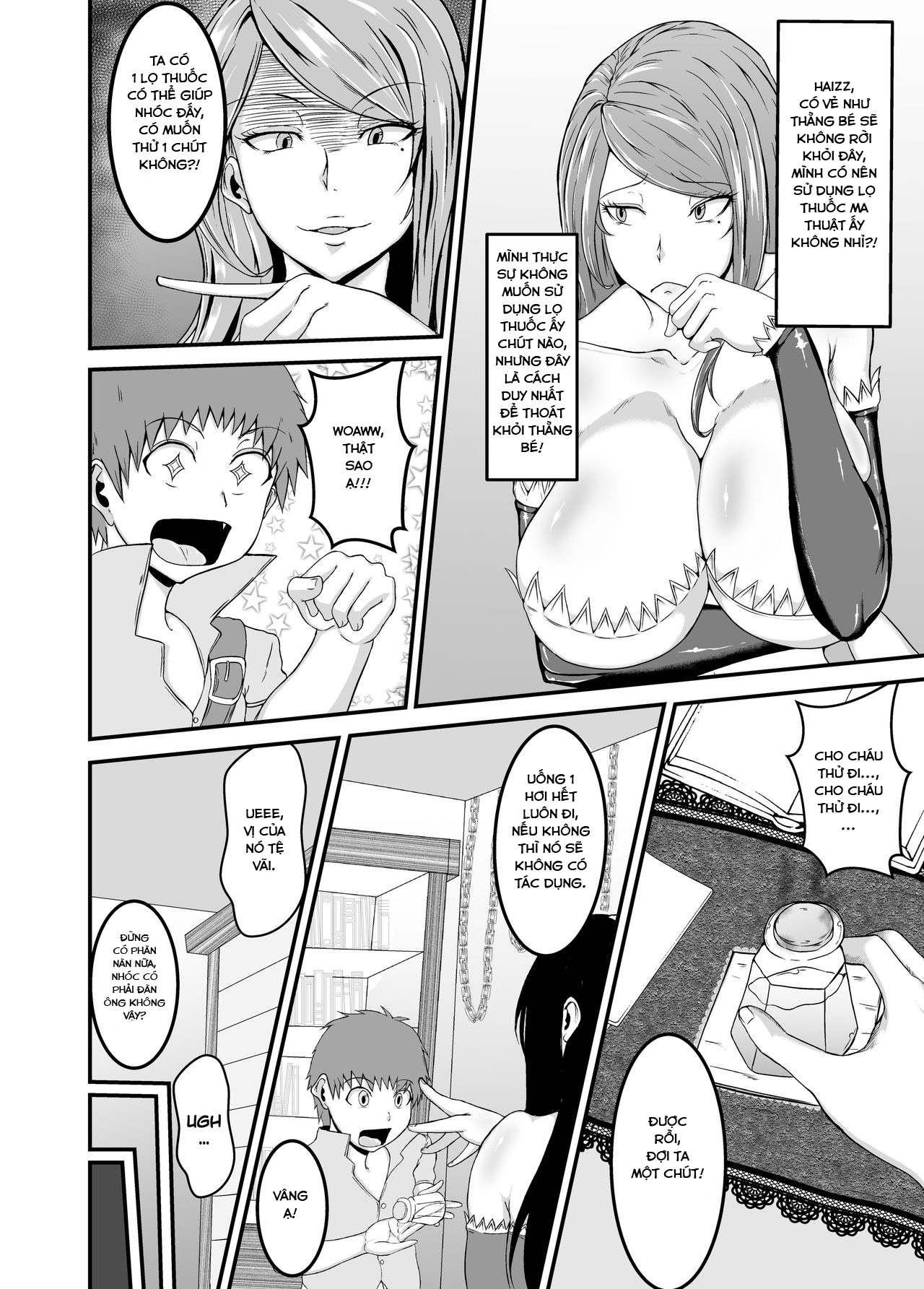 Đọc truyện hentai Miwaku no Mahoutsukai - Oneshot