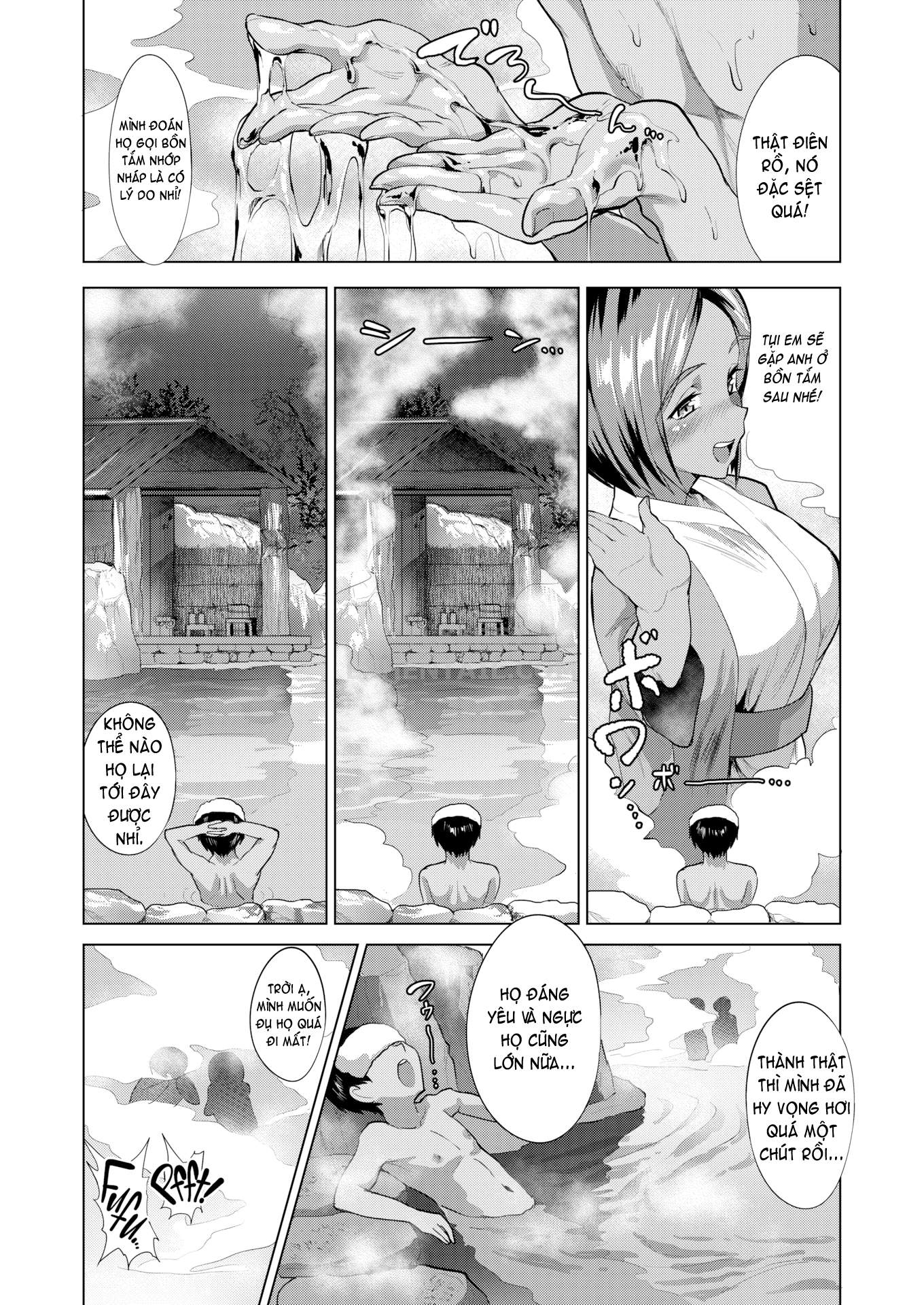 Đọc truyện hentai Sticky Spa!! - Oneshot