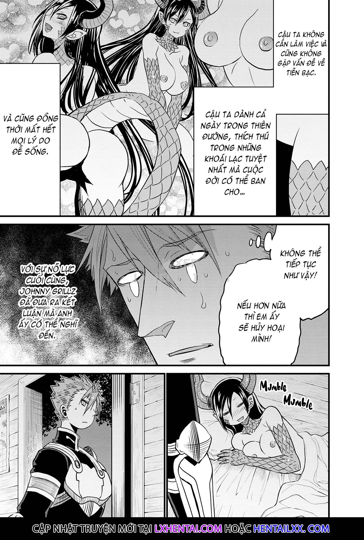 Đọc truyện hentai Monster Girls With a Need for Seed - Chap 3 - A Dragons Debt