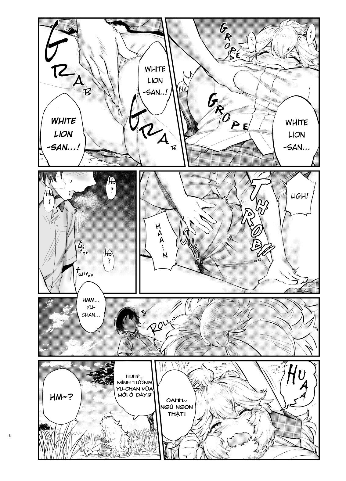 Đọc truyện hentai White Lion Ohirunechuu - Oneshot