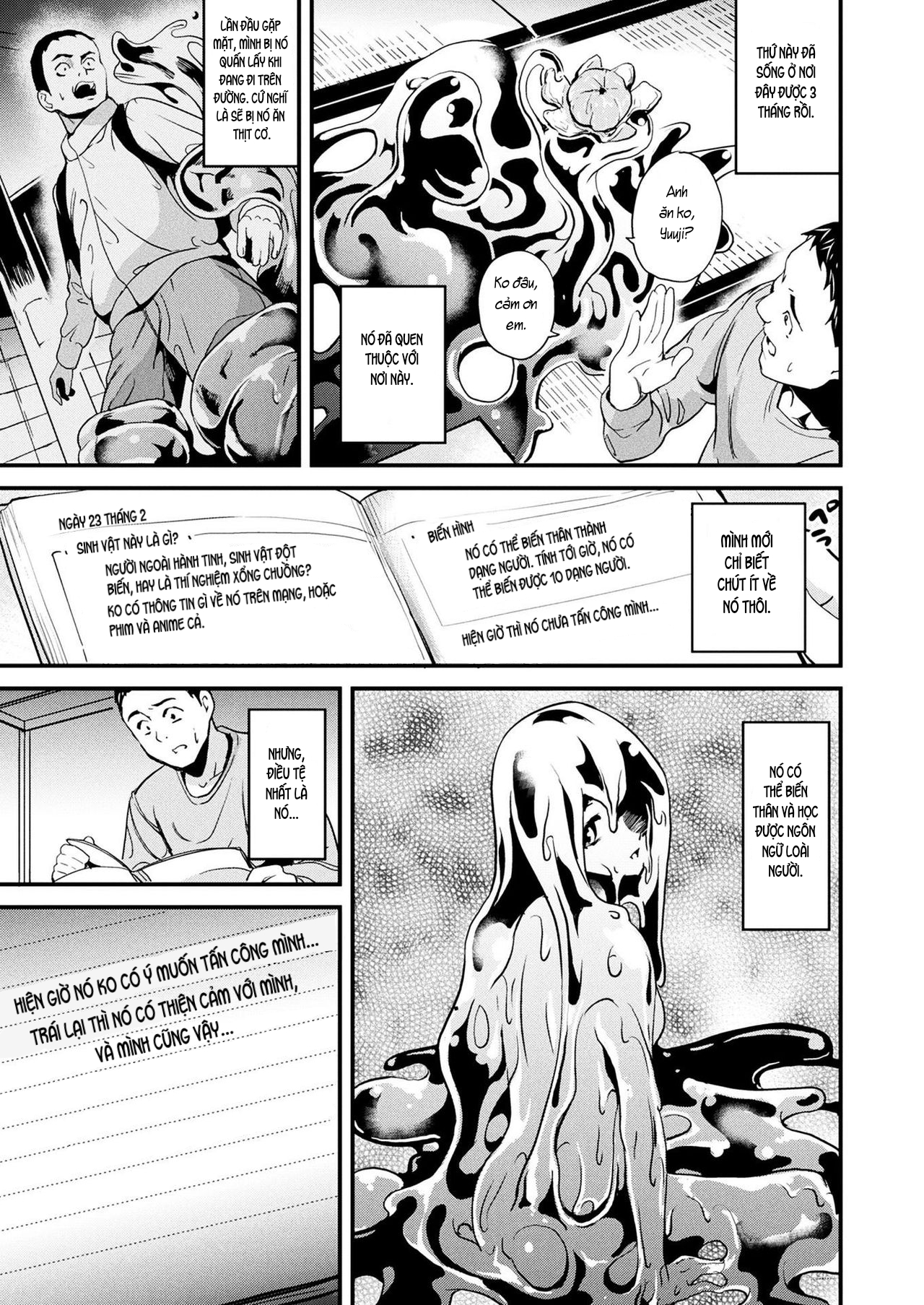 Đọc truyện hentai Sống cùng bé Slime. - Chap 1: Ngủ gì mà ngủ?