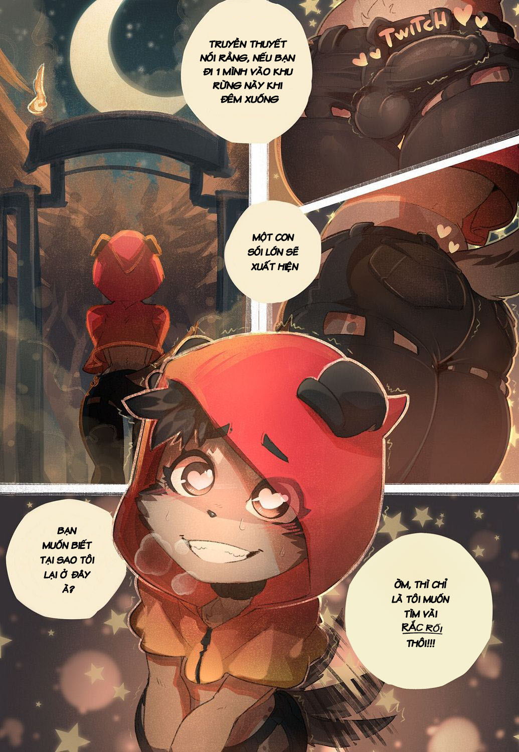 Đọc truyện hentai Chó sói quàng khăn đỏ - Chap 1