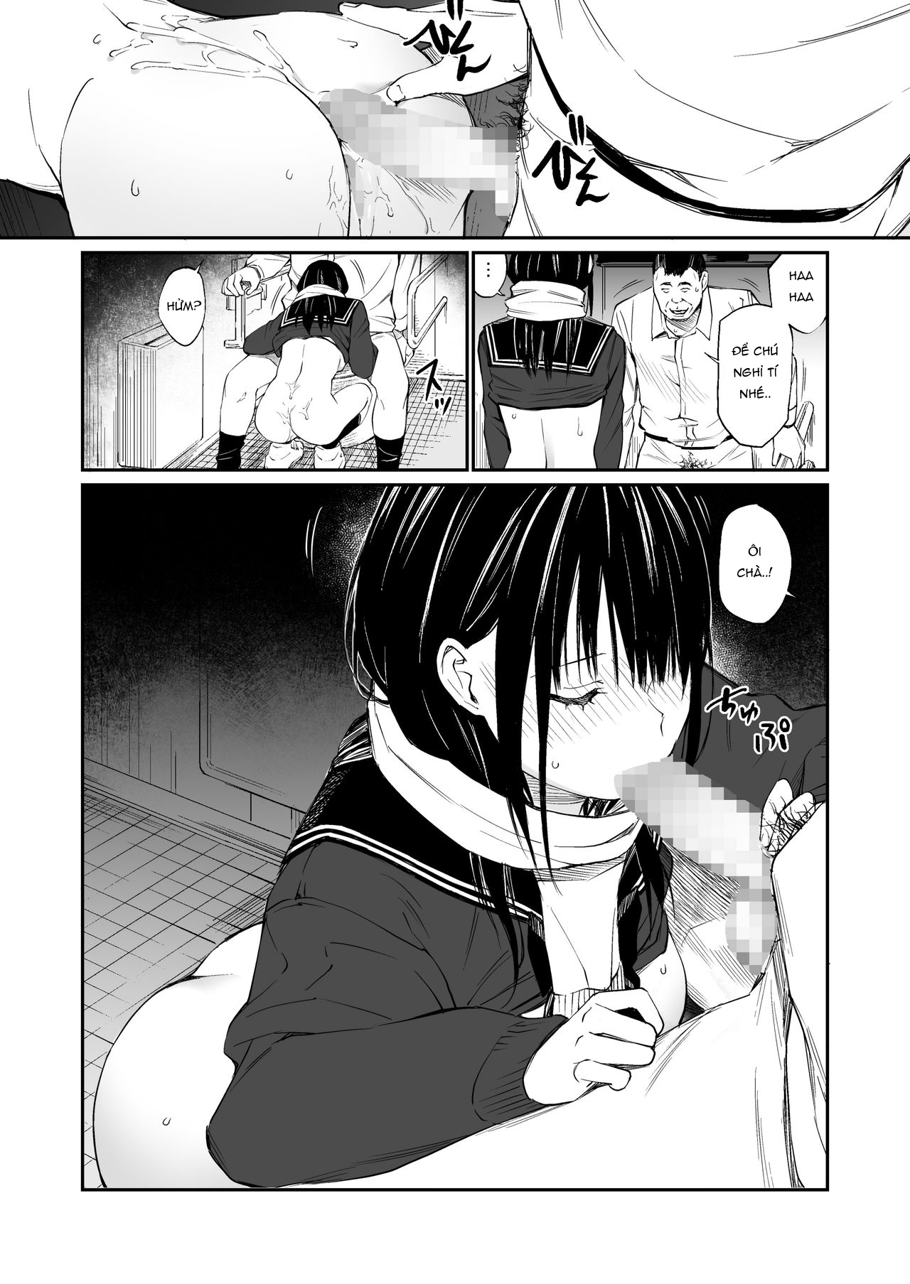Đọc truyện hentai Lỗ lồn của mình được lấp đầy bởi một chú già - Oneshot