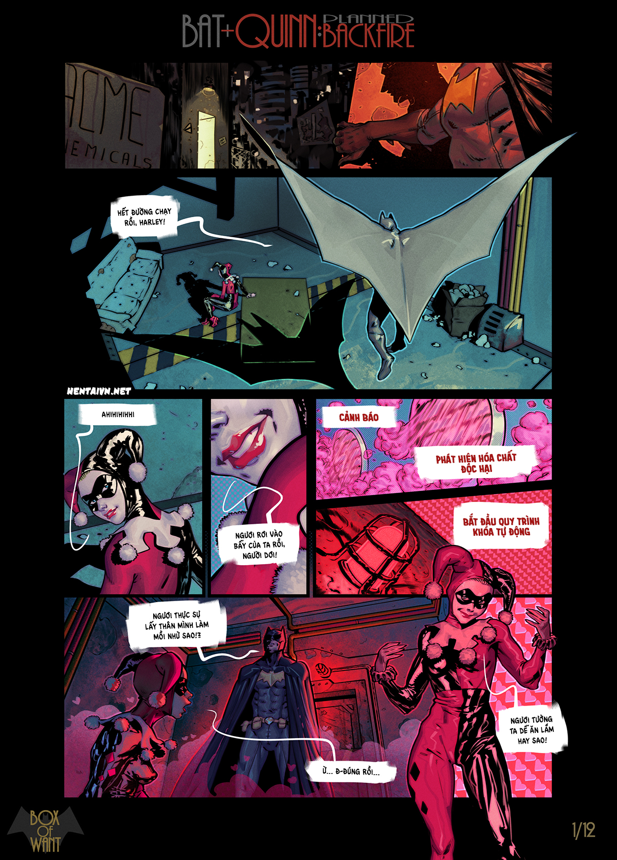 Đọc truyện hentai Cạm bẫy chết người của Harley Quinn - Siêu phẩm Comic
