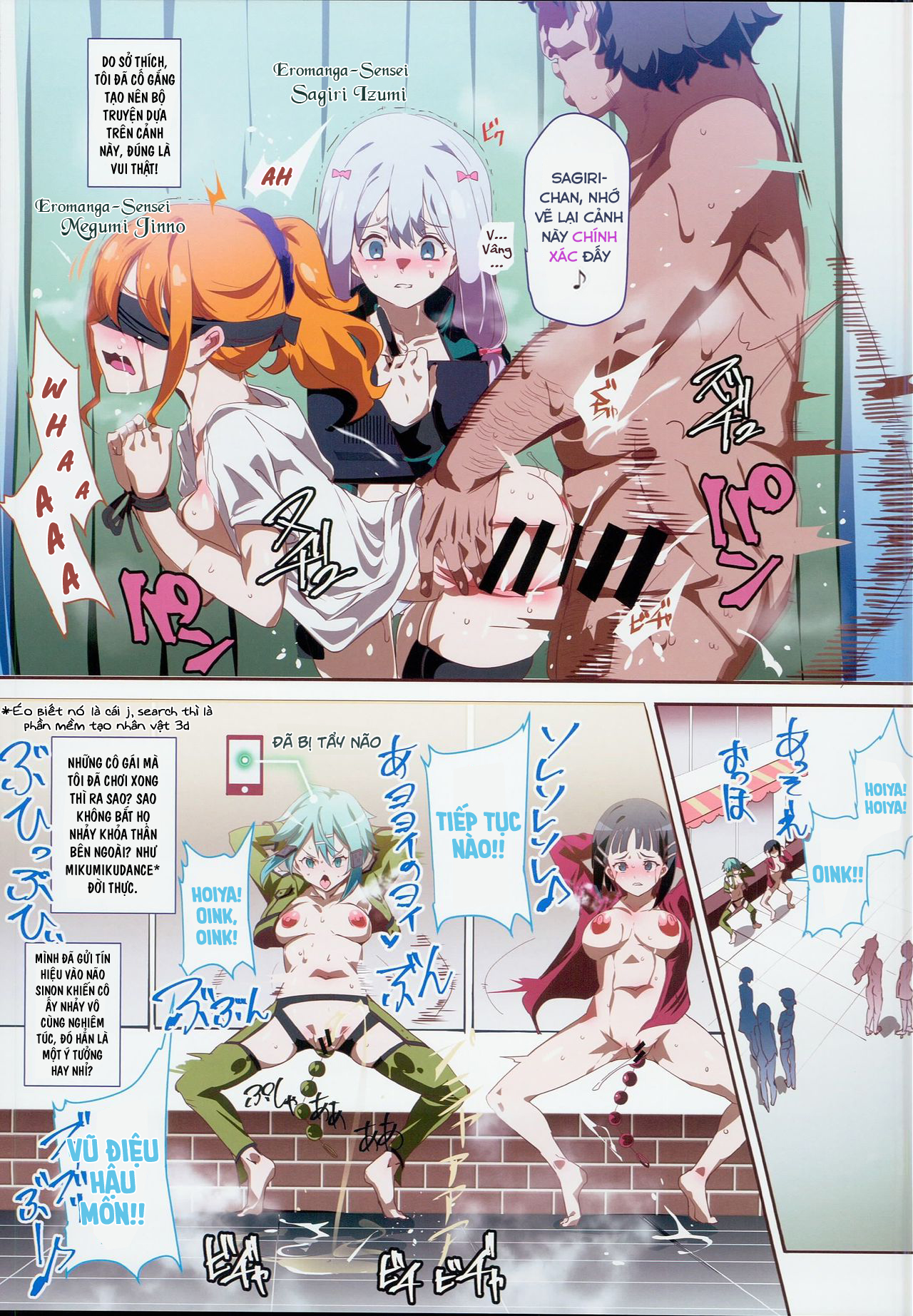 Đọc truyện hentai Tôi Sẽ Địt Hết Waifu Của Các Bạn - Oneshot (Full màu)