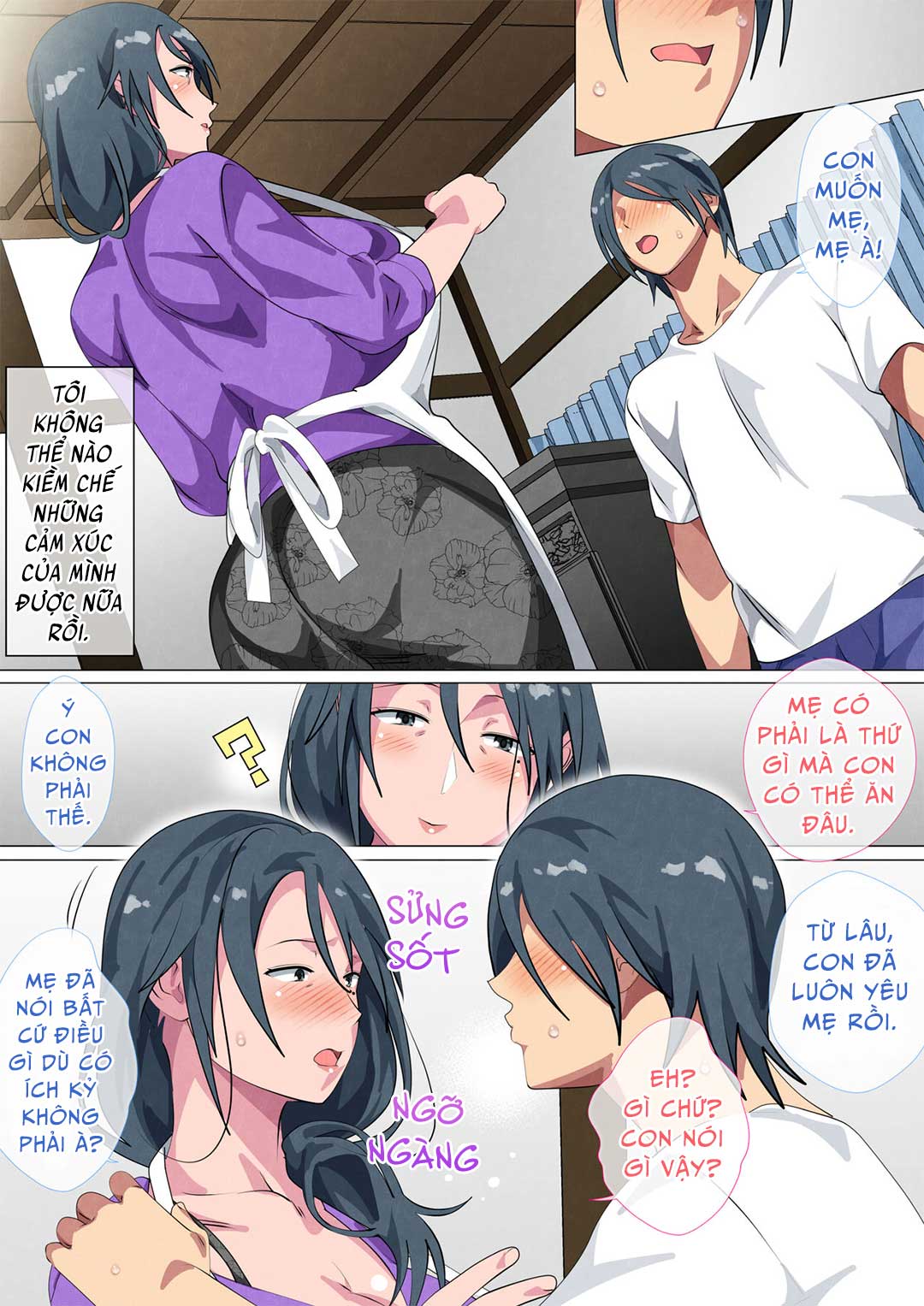 Đọc truyện hentai Người mẹ góa bụa Sayoko và con trai - Chap 1