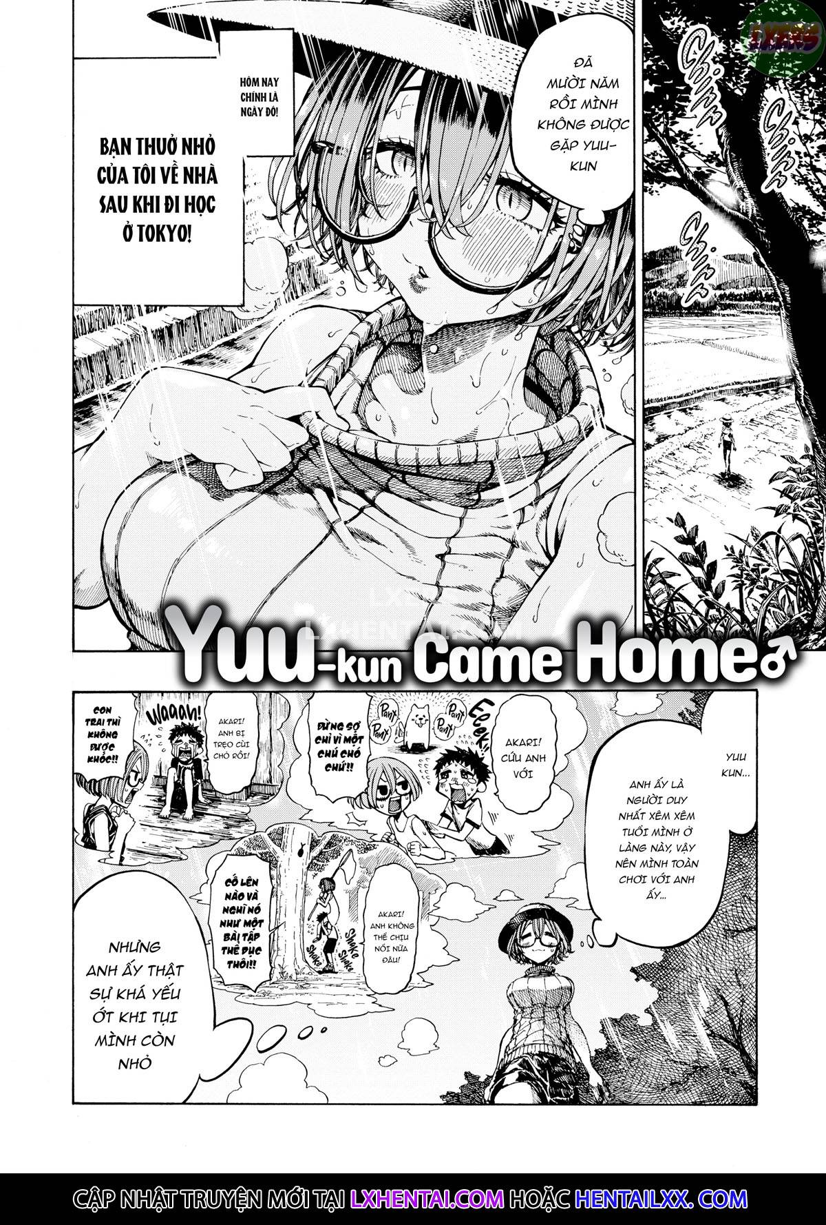 Đọc truyện hentai Ngày qua ngày - Chap 2 - Yuu-kun Came Home ♂